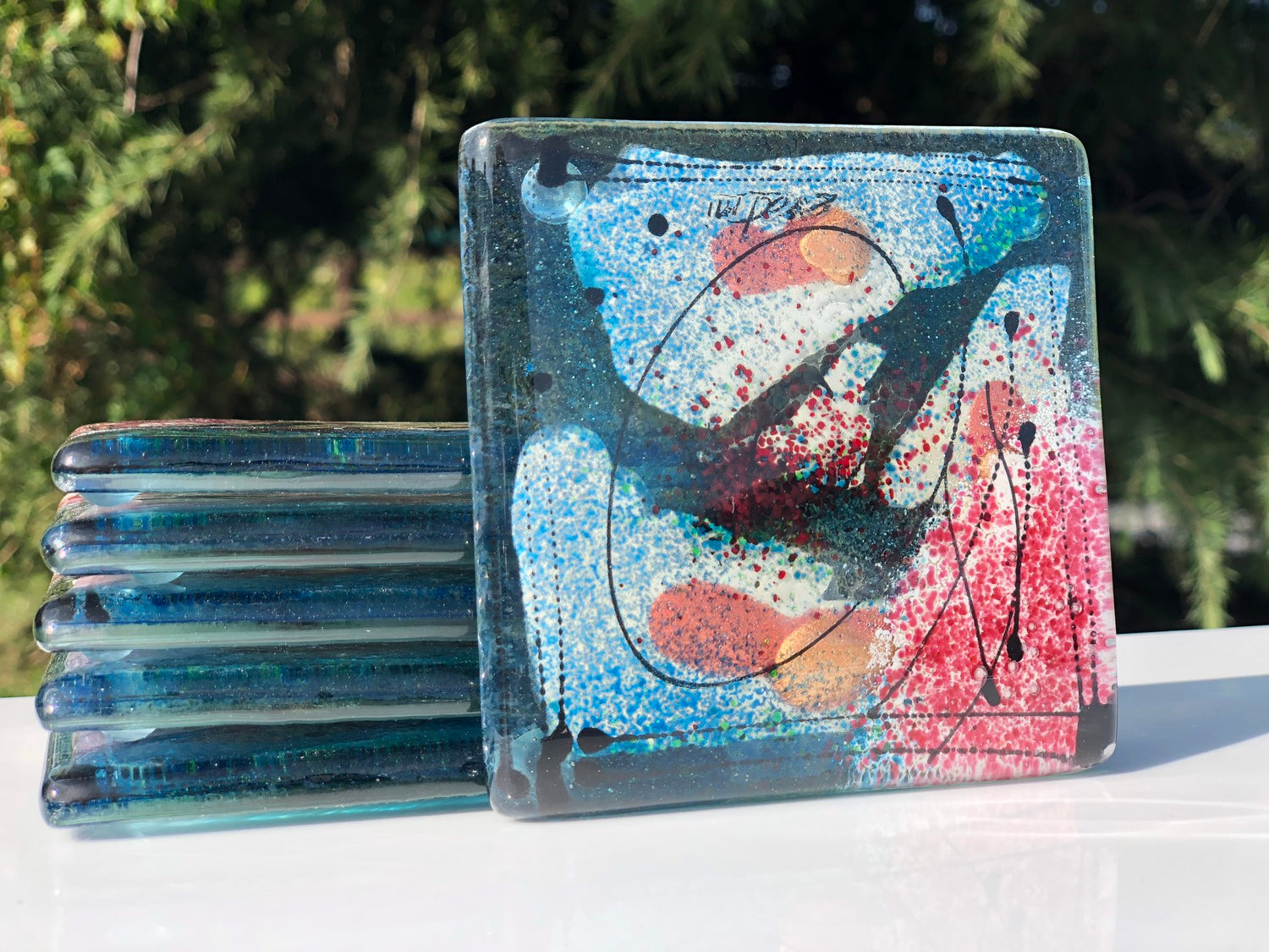 Galaxy Square Coasters