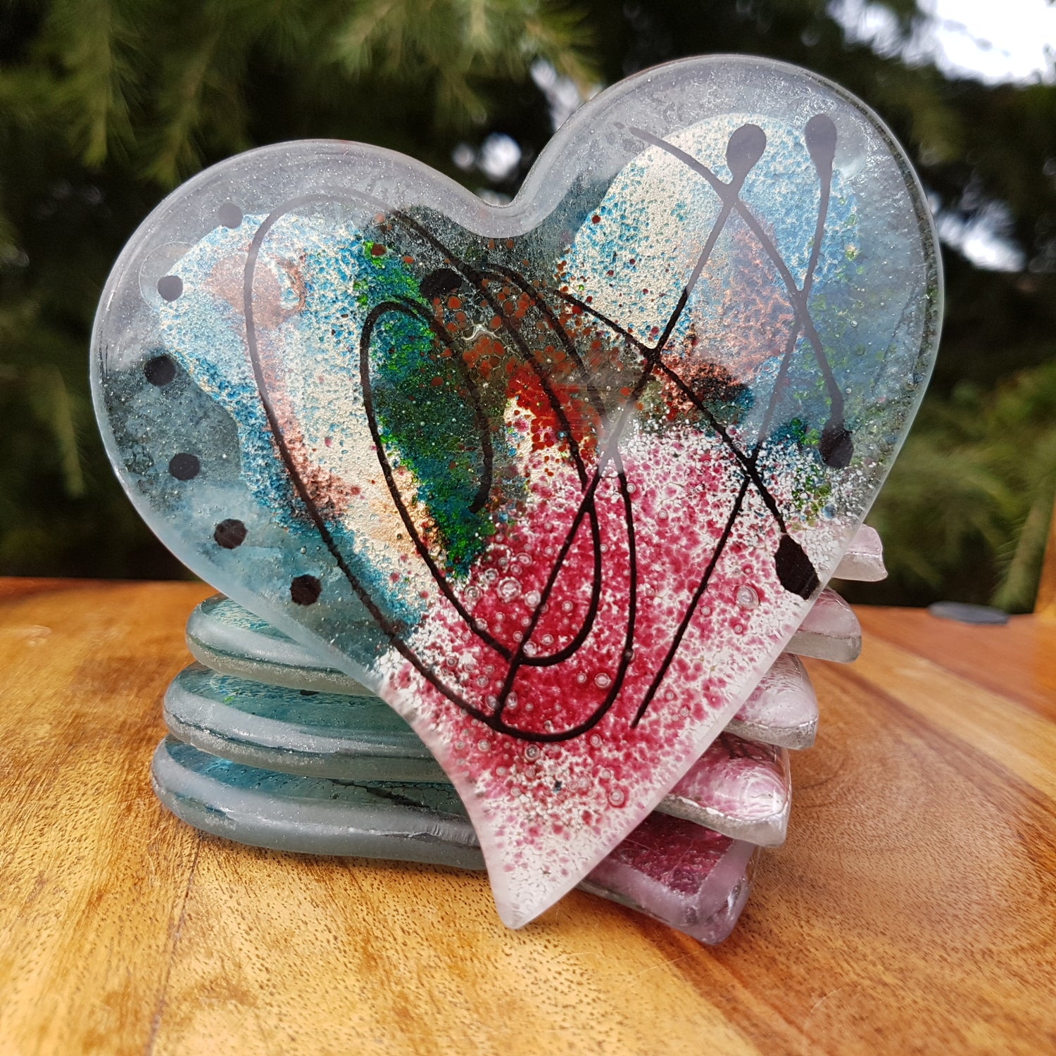Galaxy Coasters (Heart)