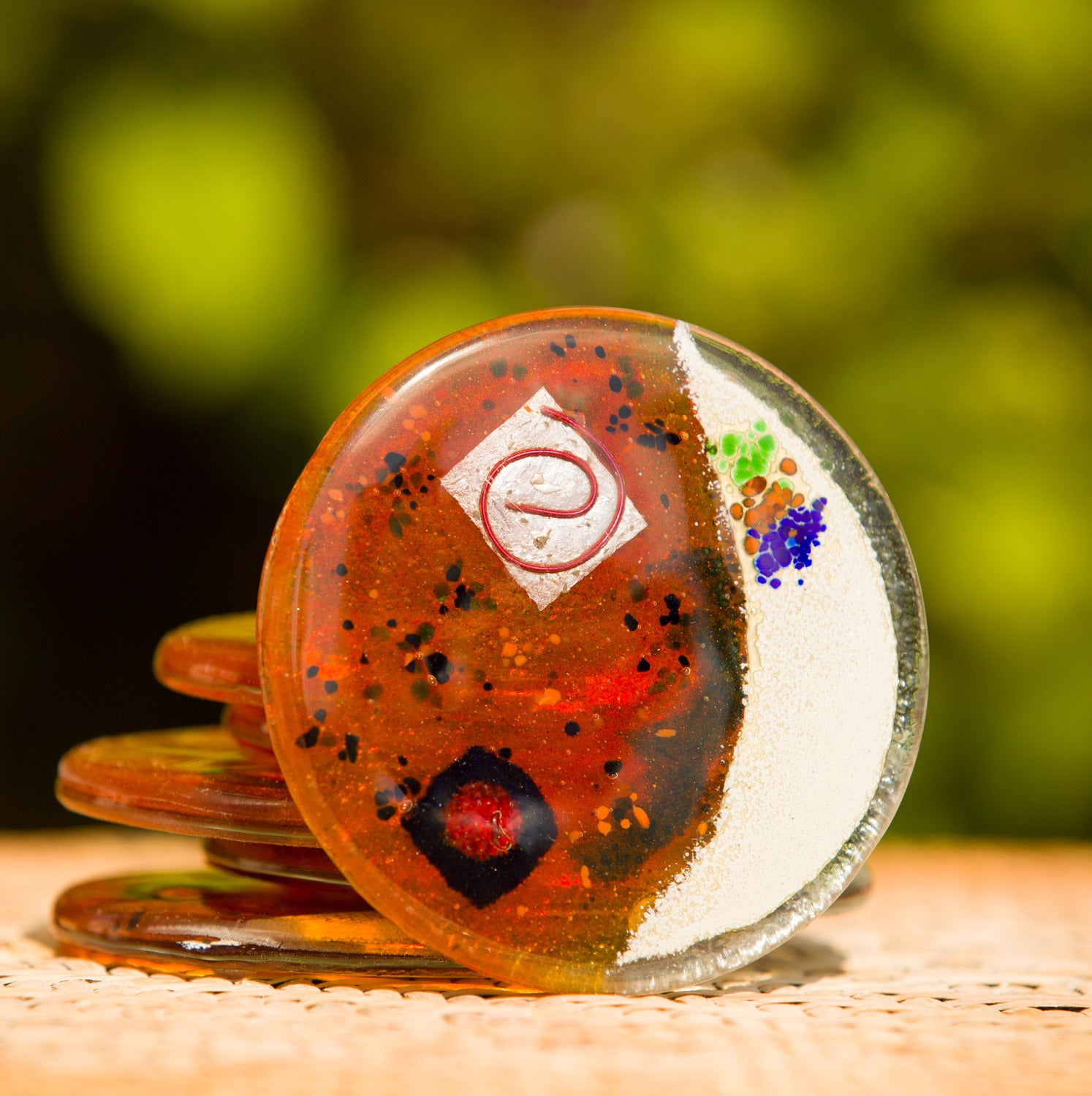 Orange Zest Coaster (Round)