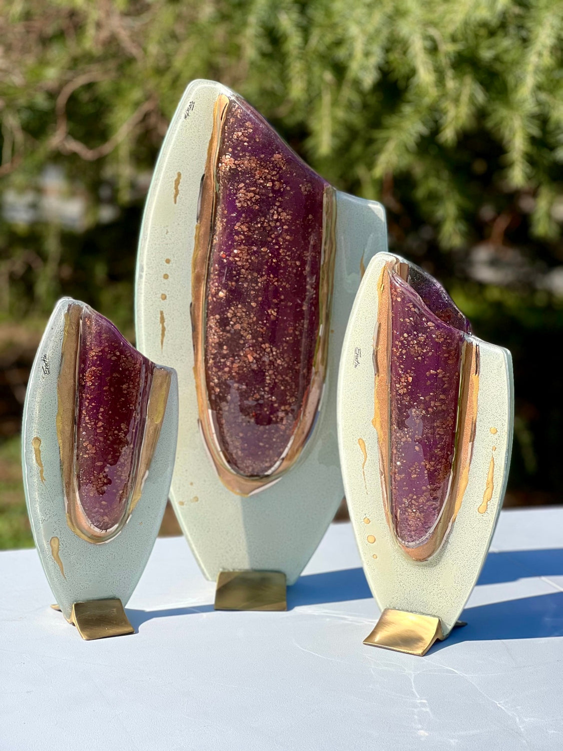 Thira Cherry Oval Vase