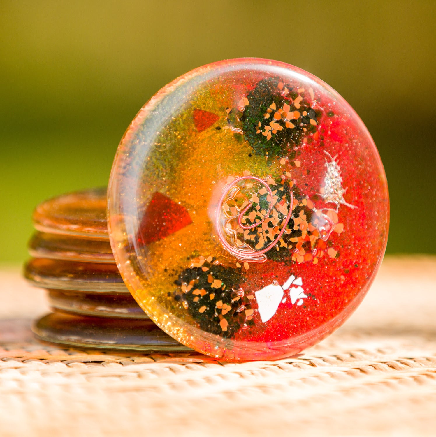Tricolore Coasters (Round)