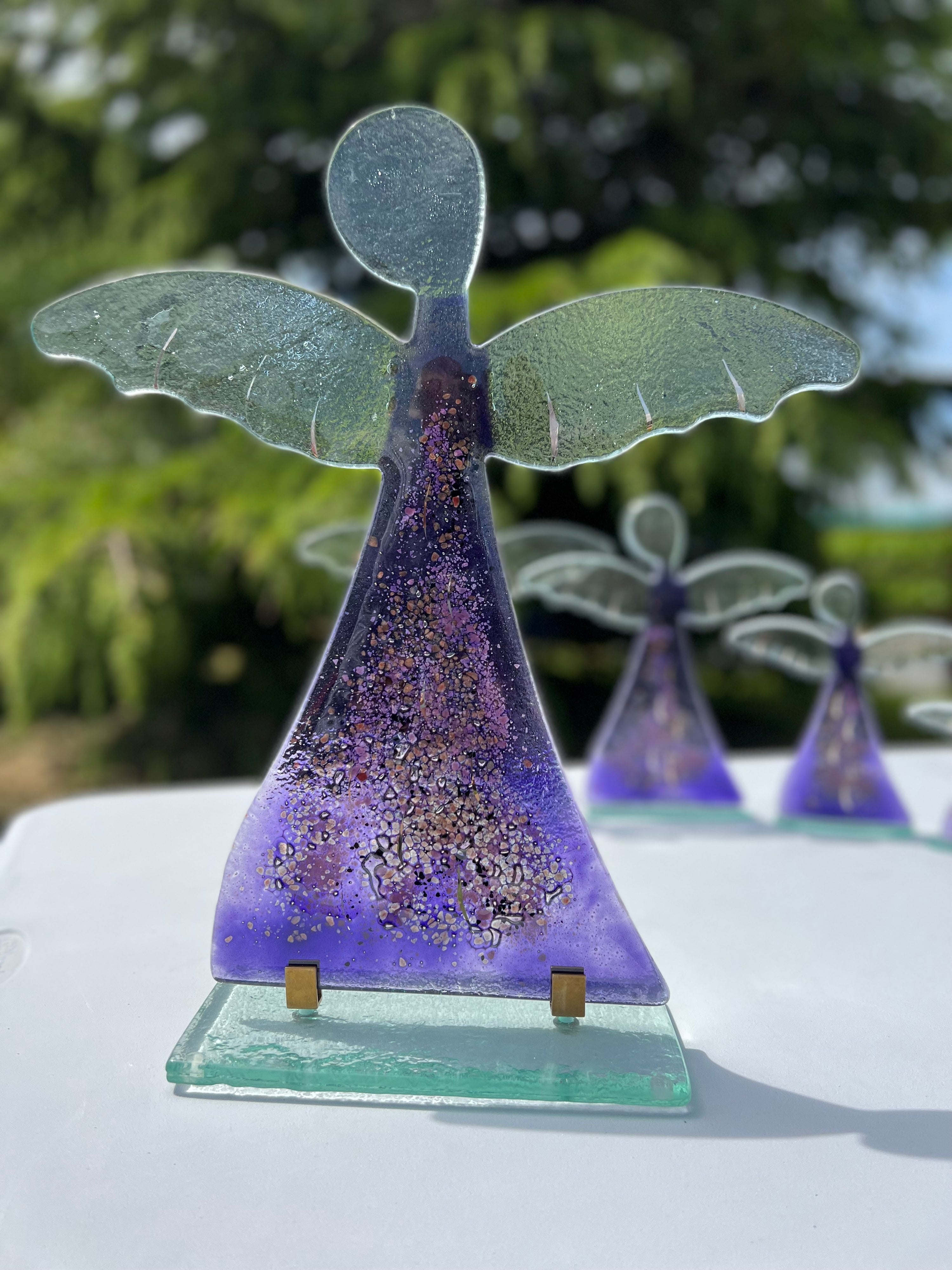 Angel - Mauve & Platinum