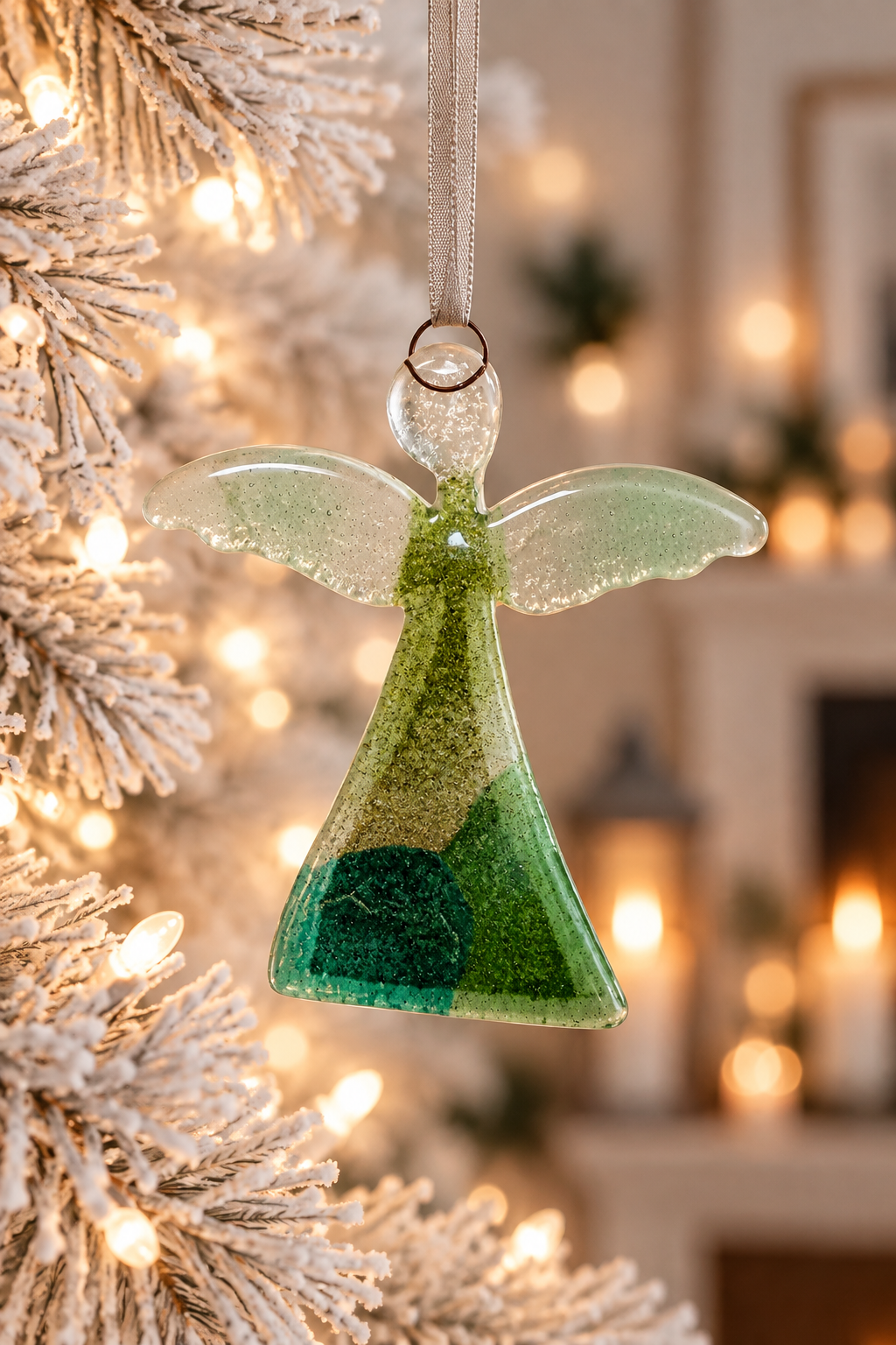 Angel - All Green (Hanging Decoration)