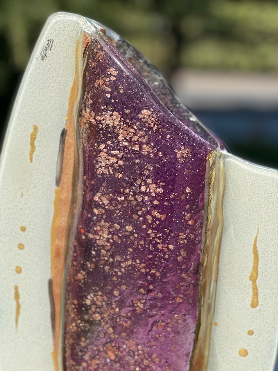 Thira Cherry Oval Vase
