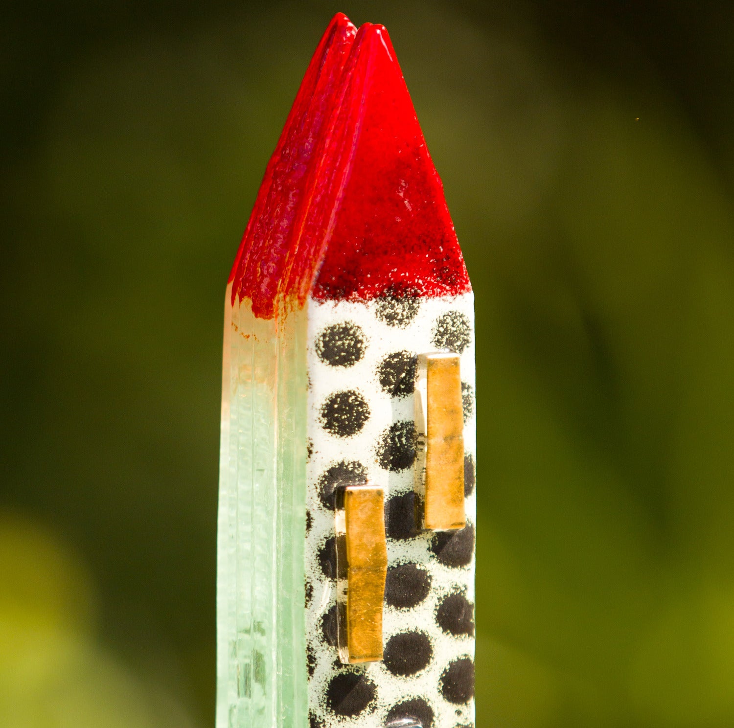 Dalmatian Fused Glass House