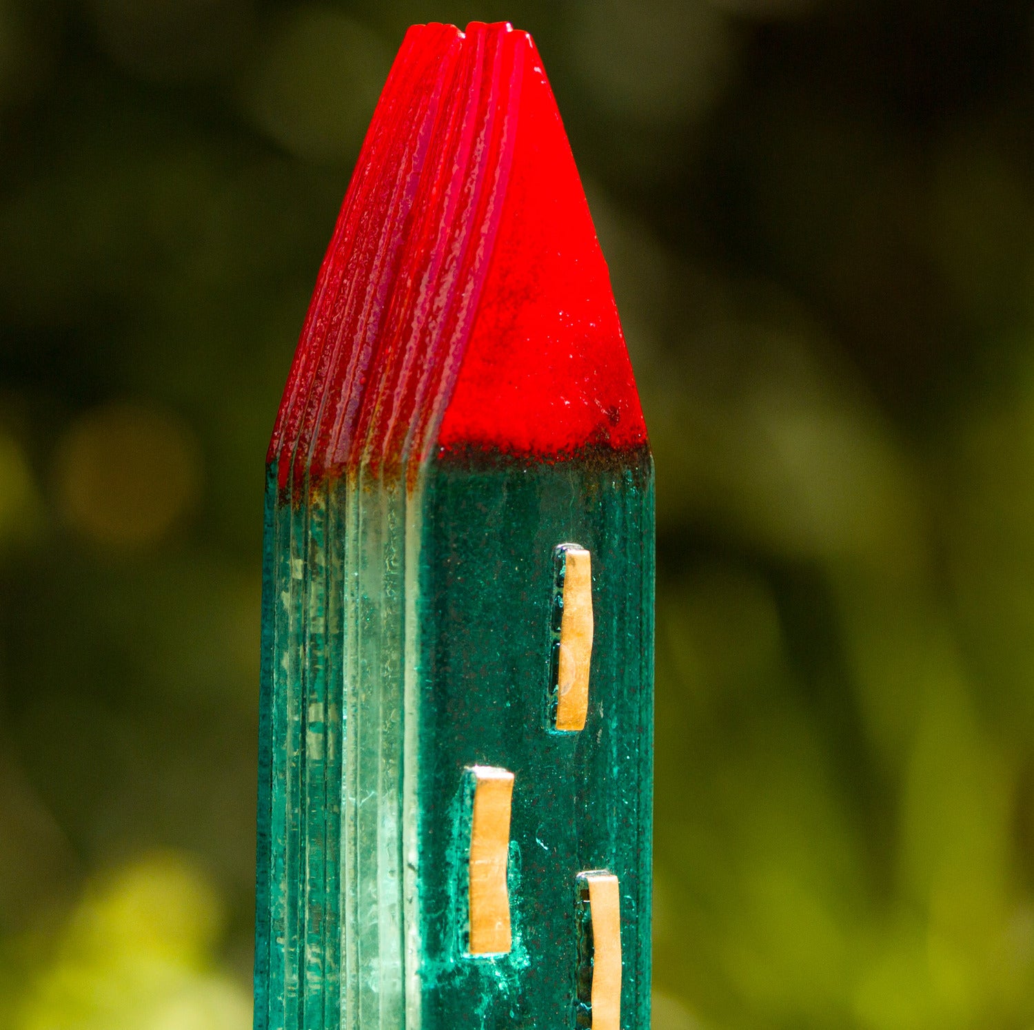 Emerald Fused Glass House