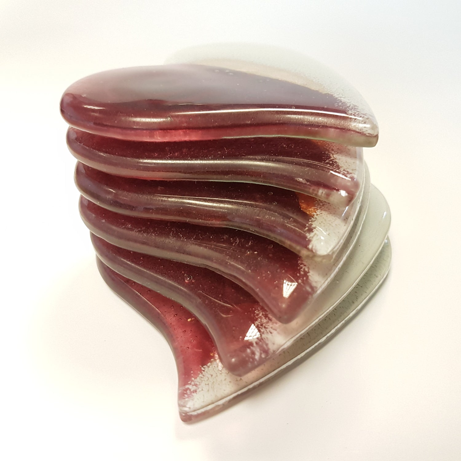 Athens Moave Heart Coaster
