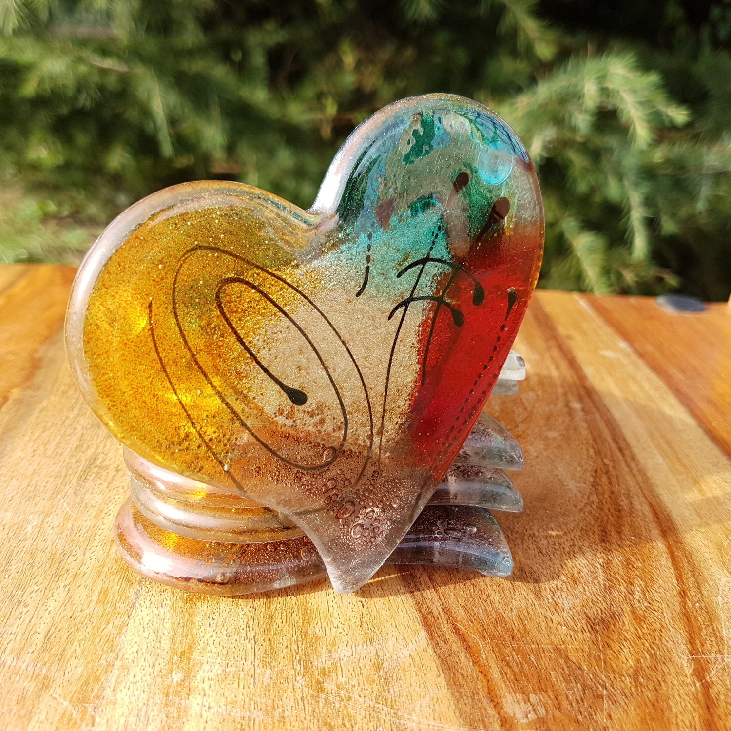 Mediterranean Coasters (Heart Shaped)