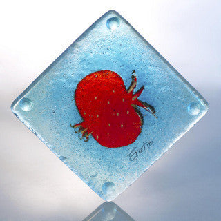 Pomegranate Aqua Coasters