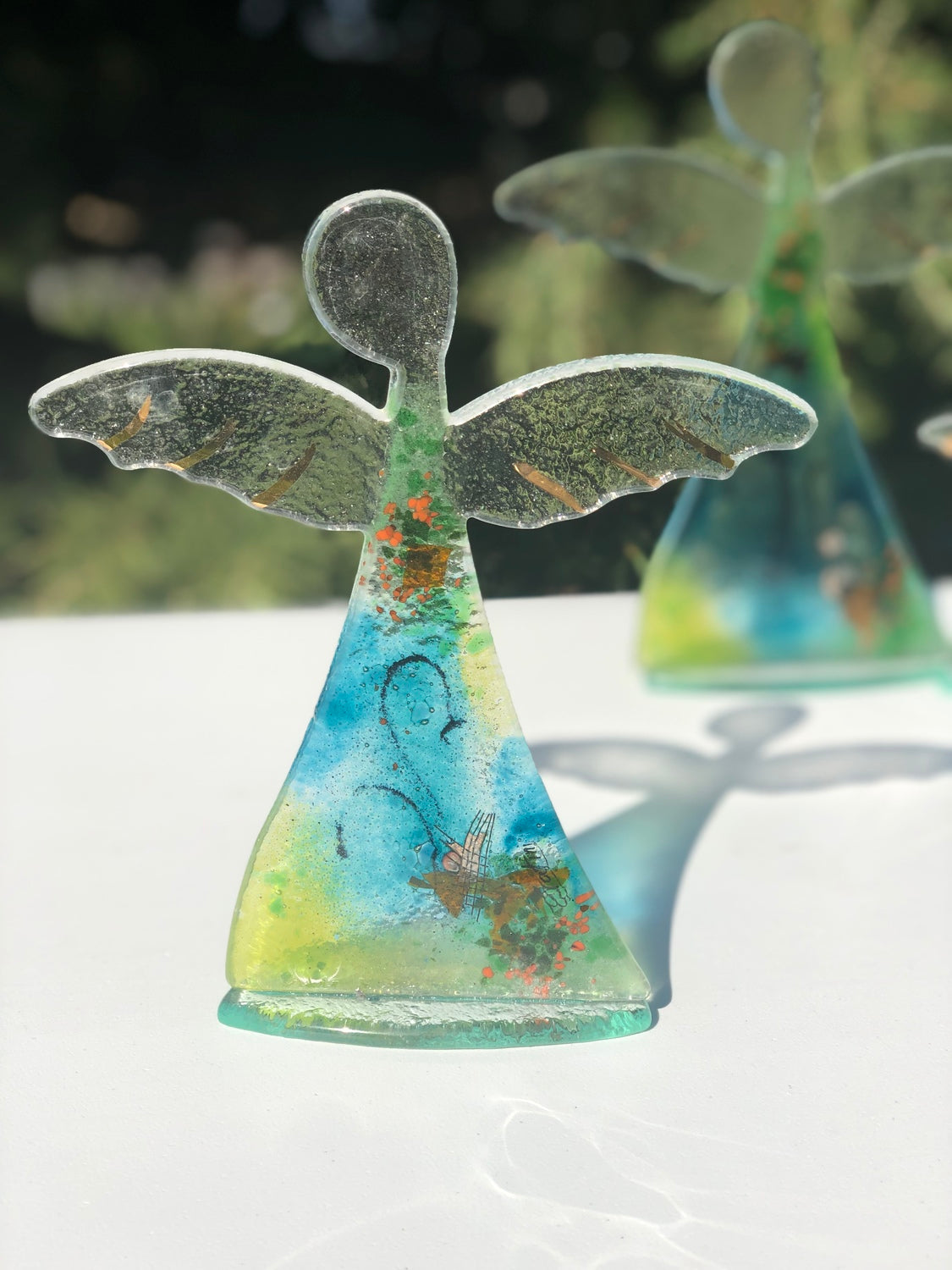 Angel (Standing) - Light Green Aqua