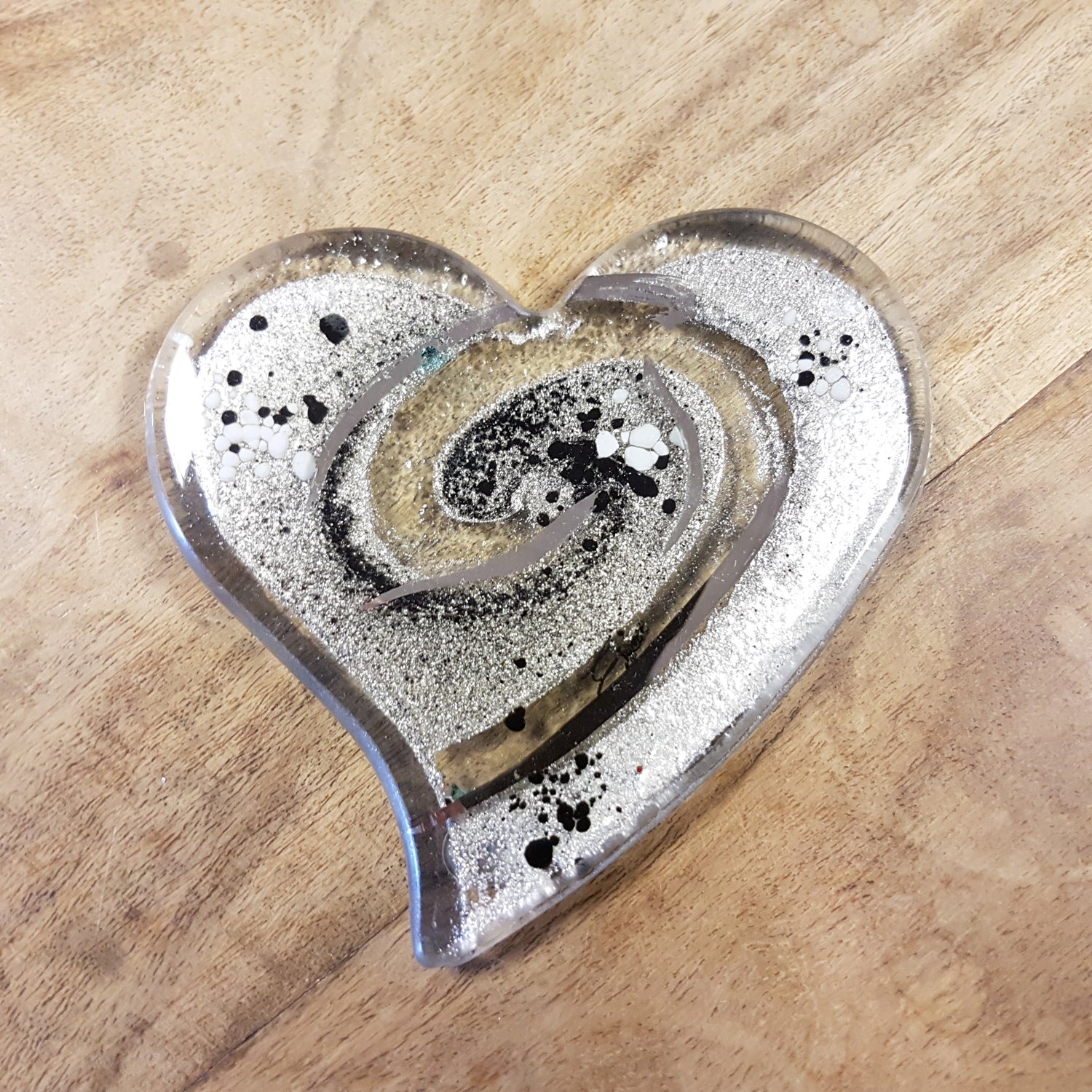 Platinum Heart Coaster