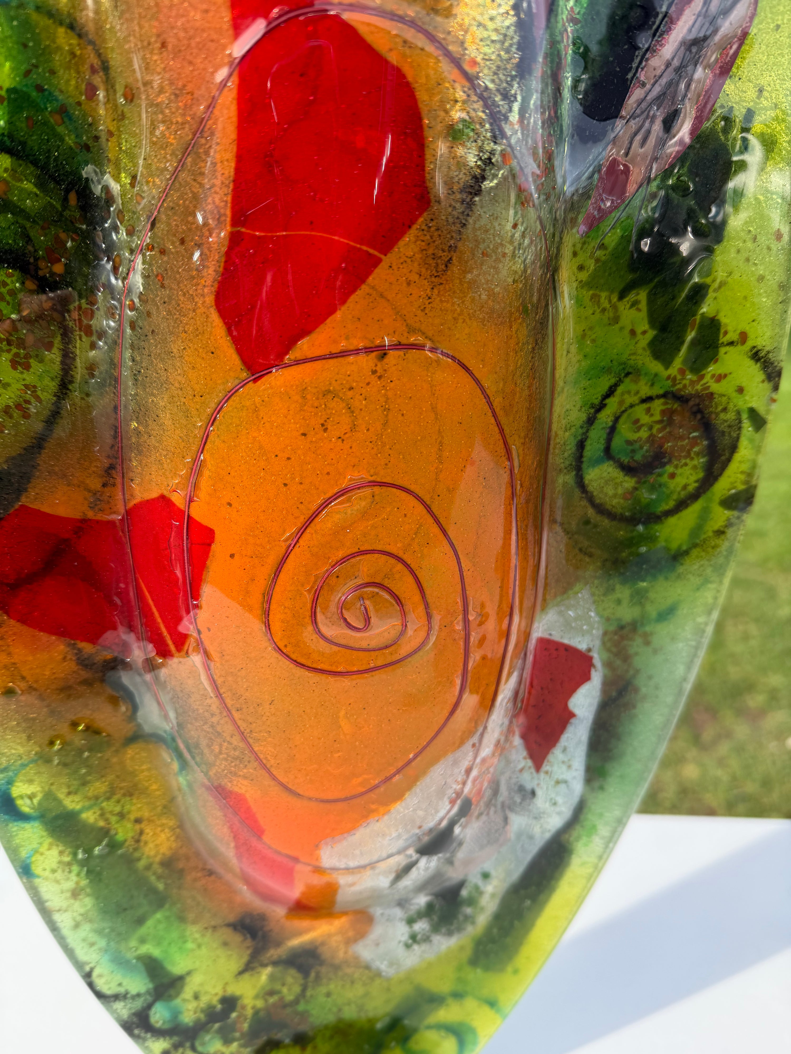 Light Green Oval Vase