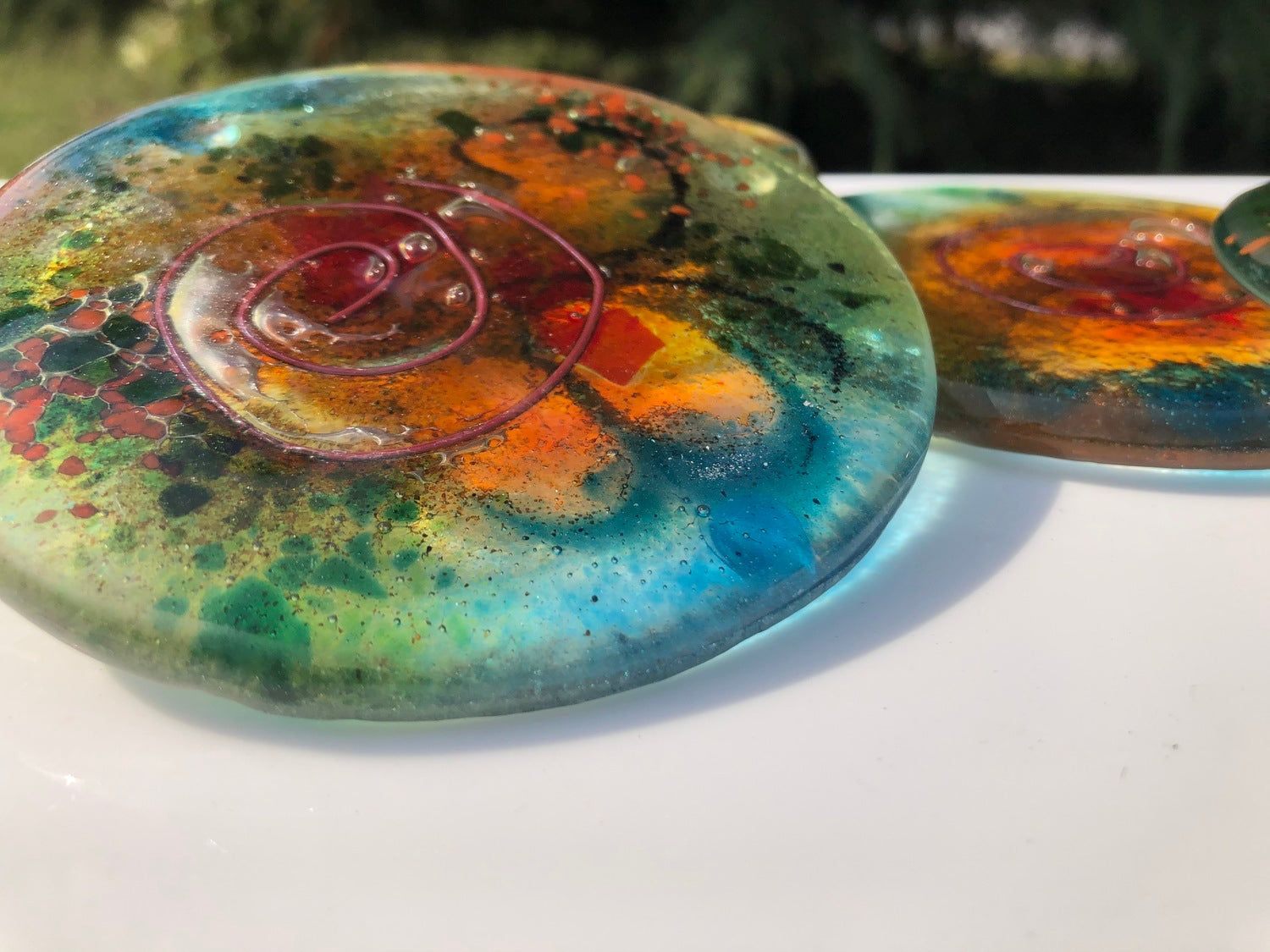 Light Green Coasters (Round)
