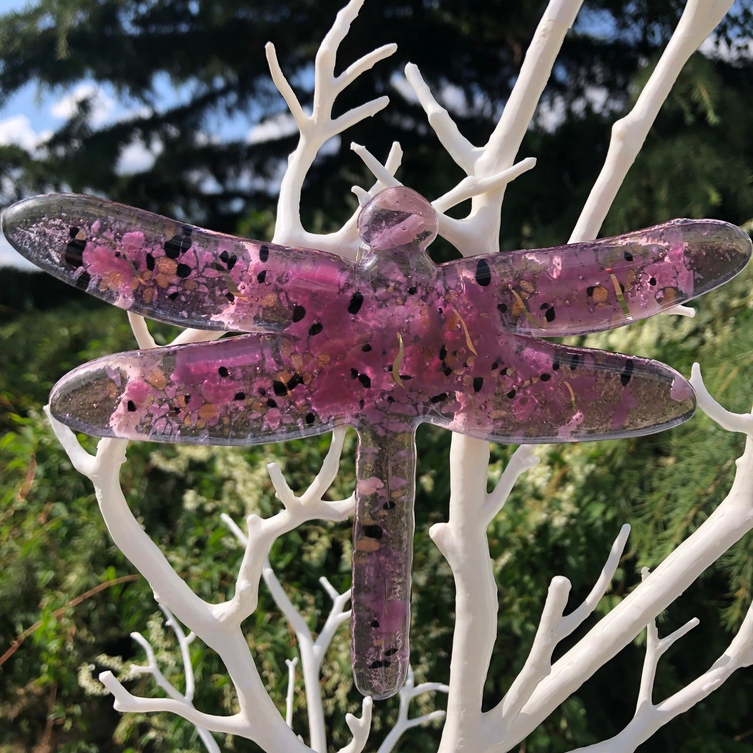 Dragonfly - Rose & Platinum