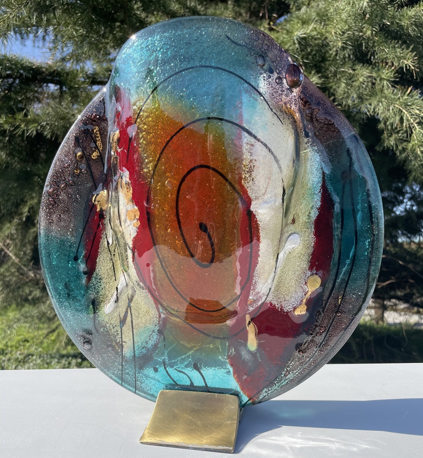 Mediterranean Round Vase