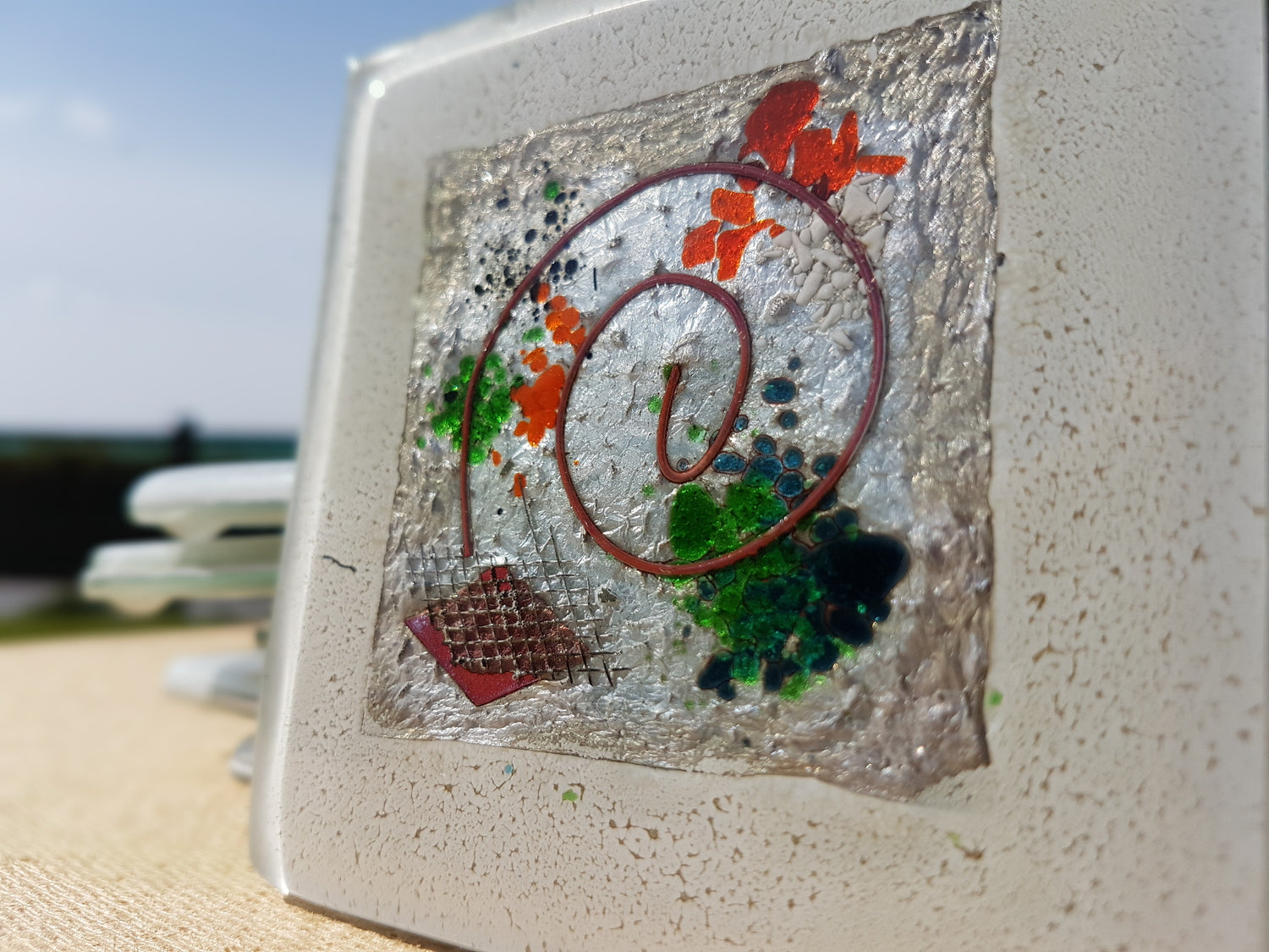 Opera White Coasters
