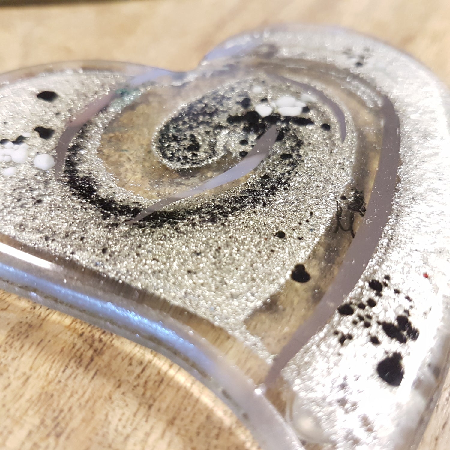 Platinum Heart Coaster