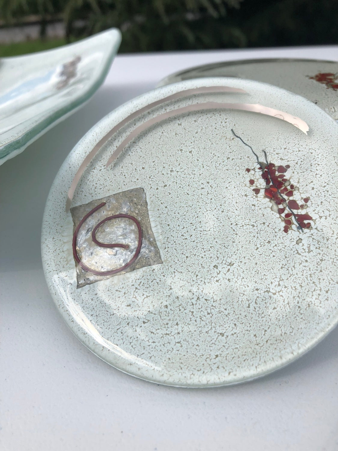Platinum White Coaster (Round)