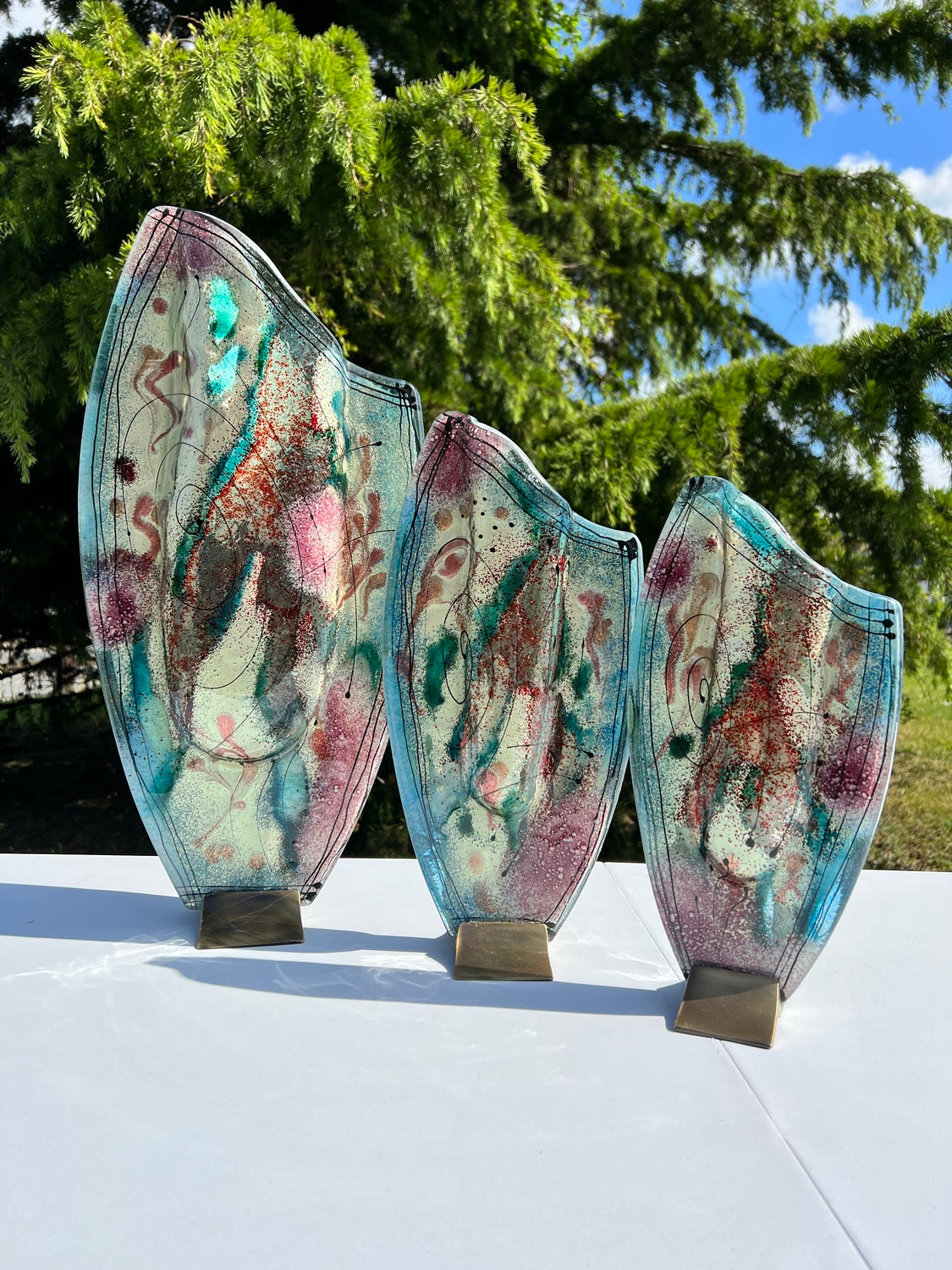 Galaxy Oval Vase