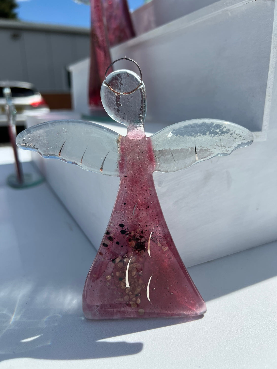 Angel - Rose & Platinum (Hanging Decoration)