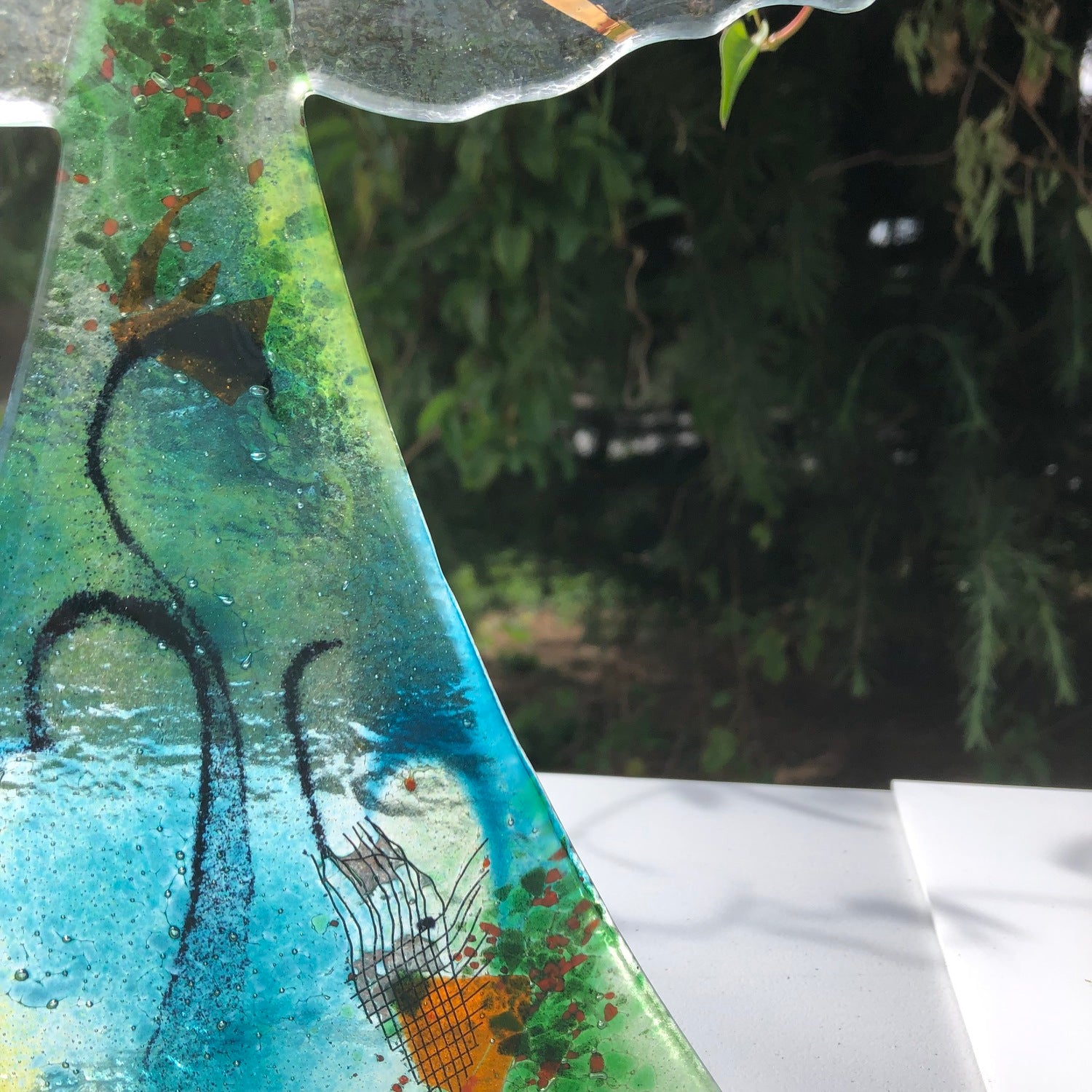 Angel (Standing) - Light Green Aqua