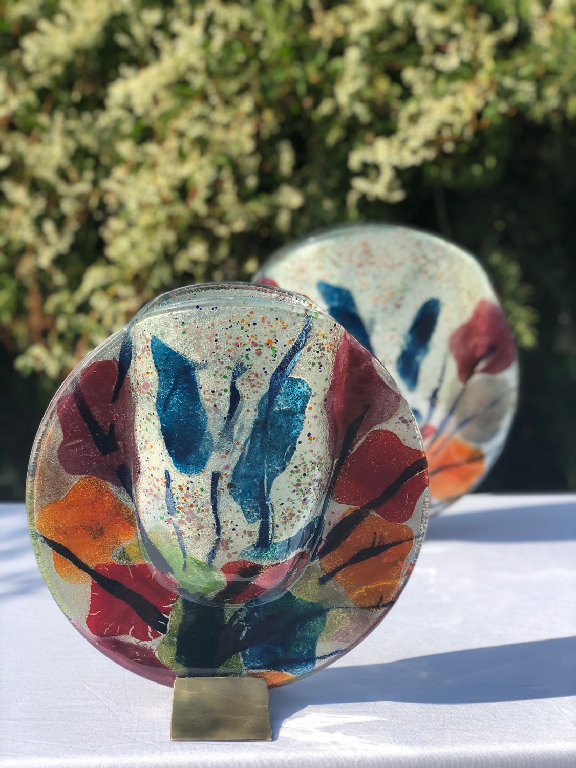 Fireworks Round Vase