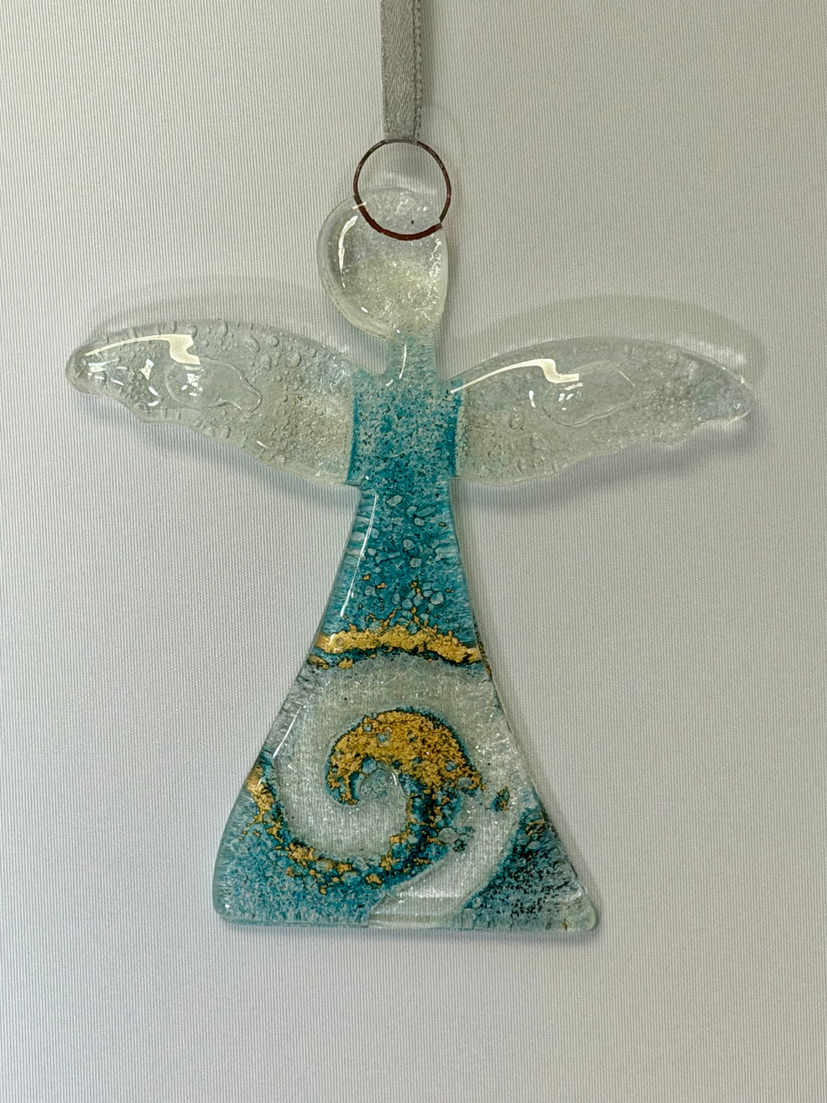 Angel - Blue & Gold (Hanging Decoration)