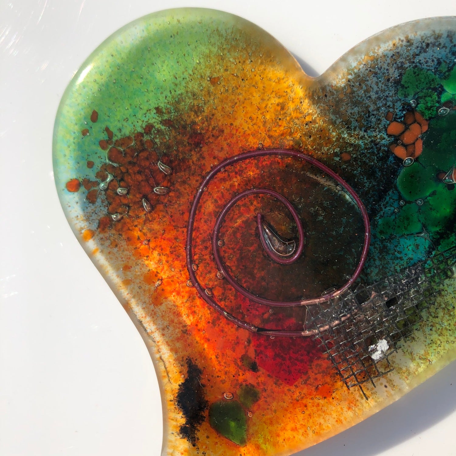Light Green Coasters (Heart Shaped)