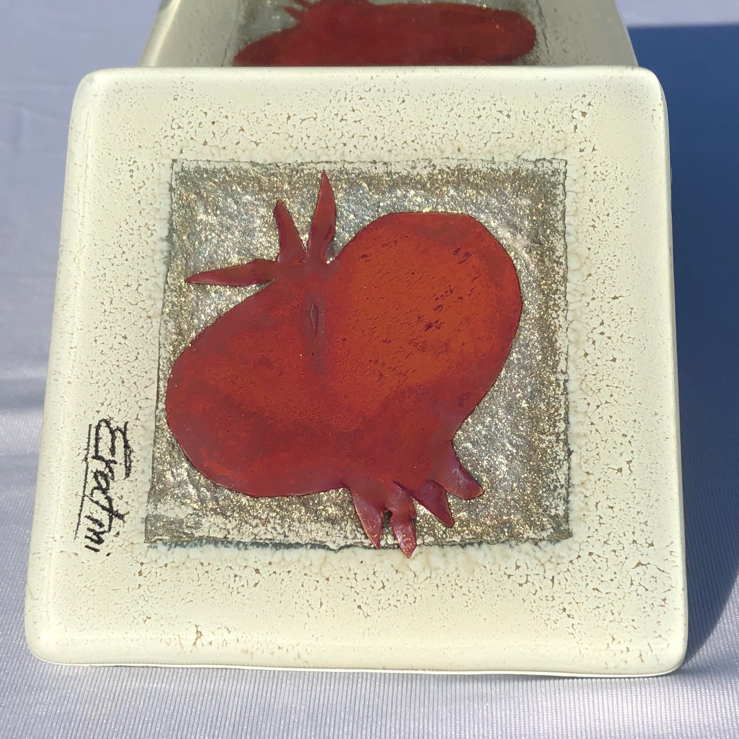 Opera Pomegranate Square Coaster