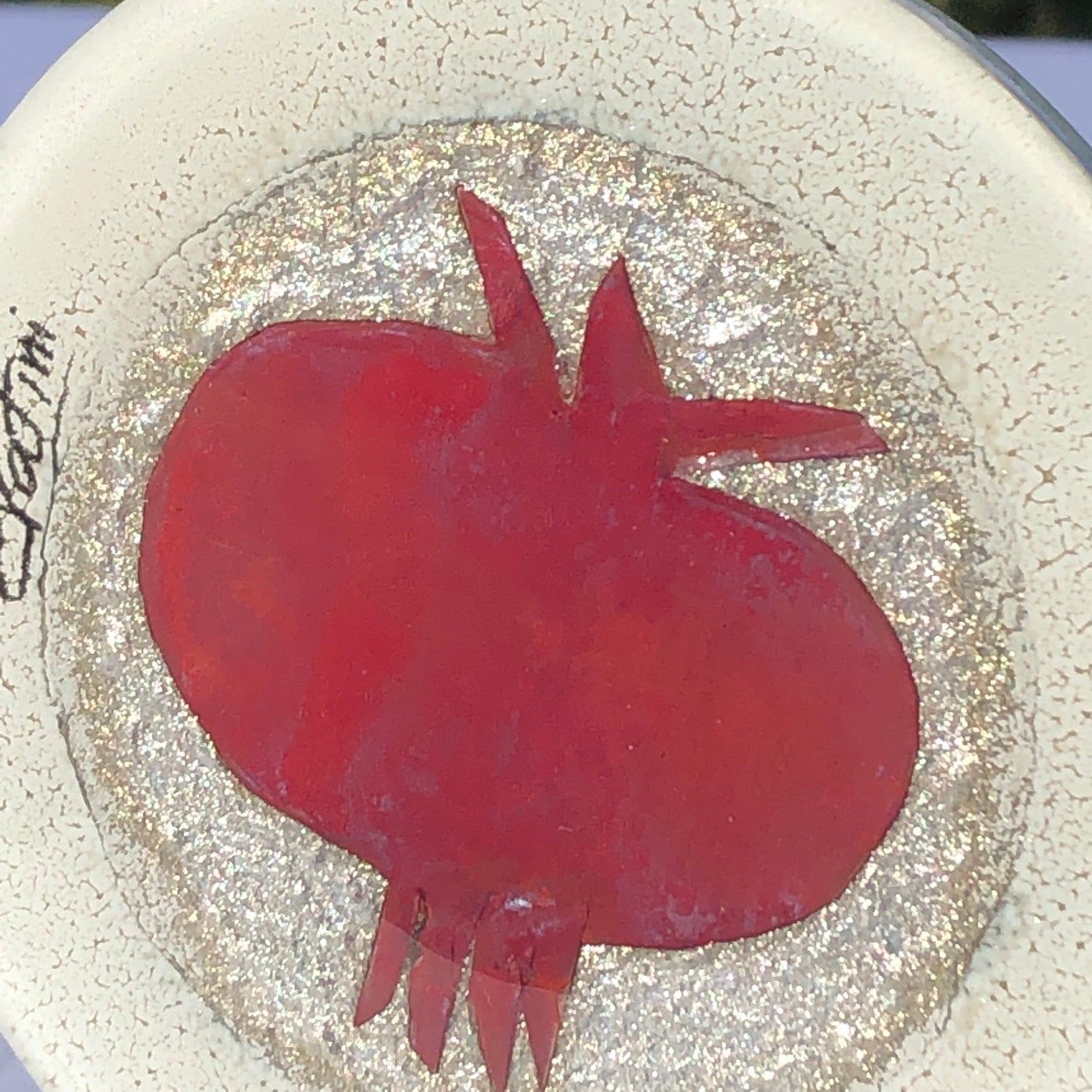 Opera Pomegranate Round Coaster