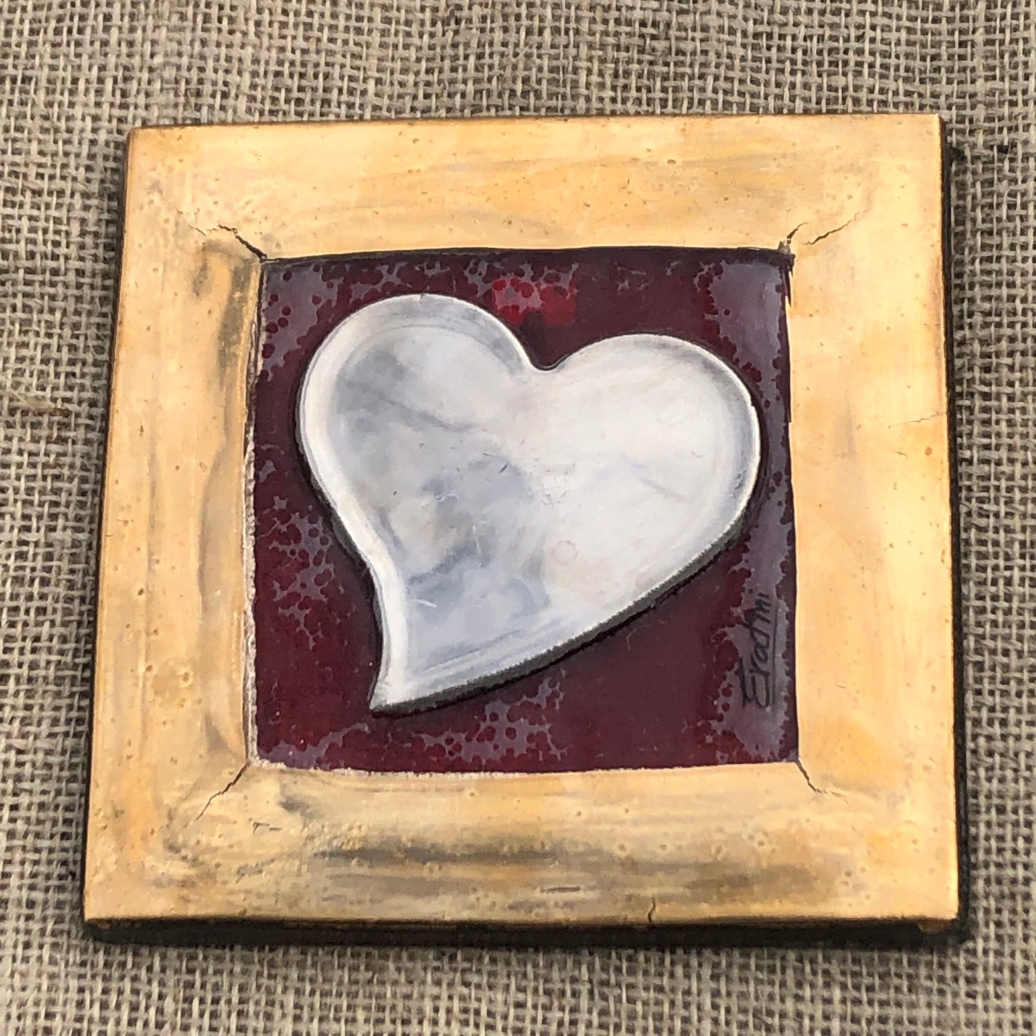 Silver & Gold Glass Wall Art