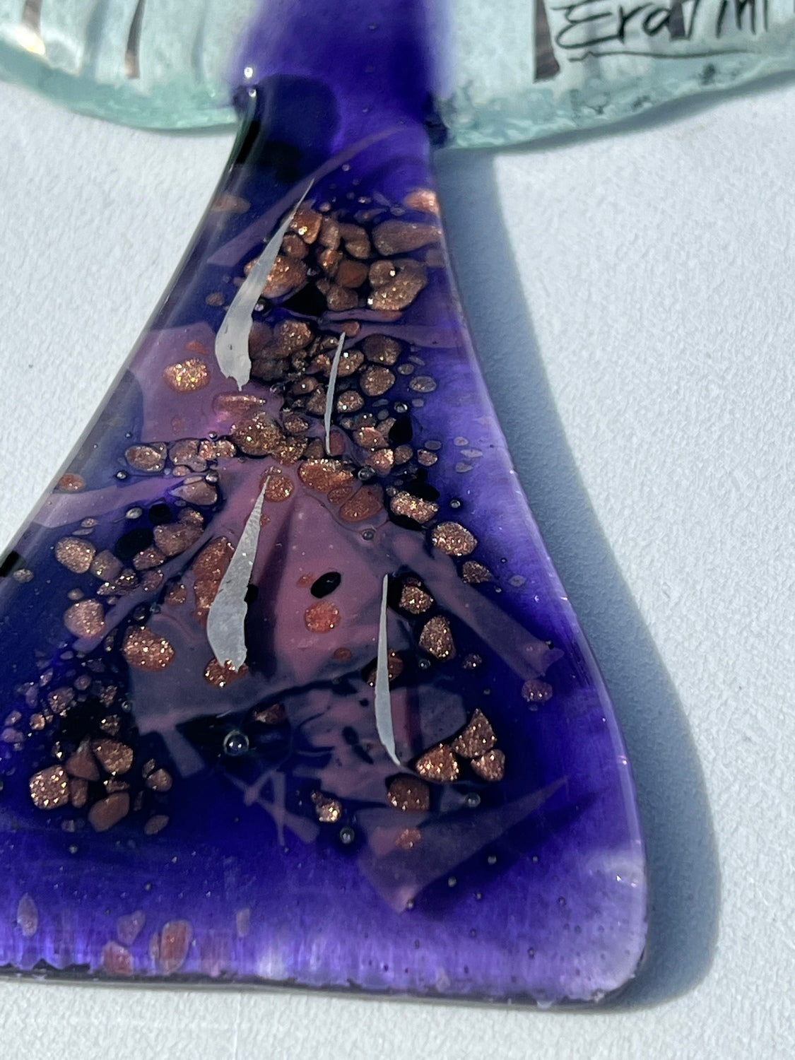 Angel - Mauve & Platinum (Hanging Decoration)