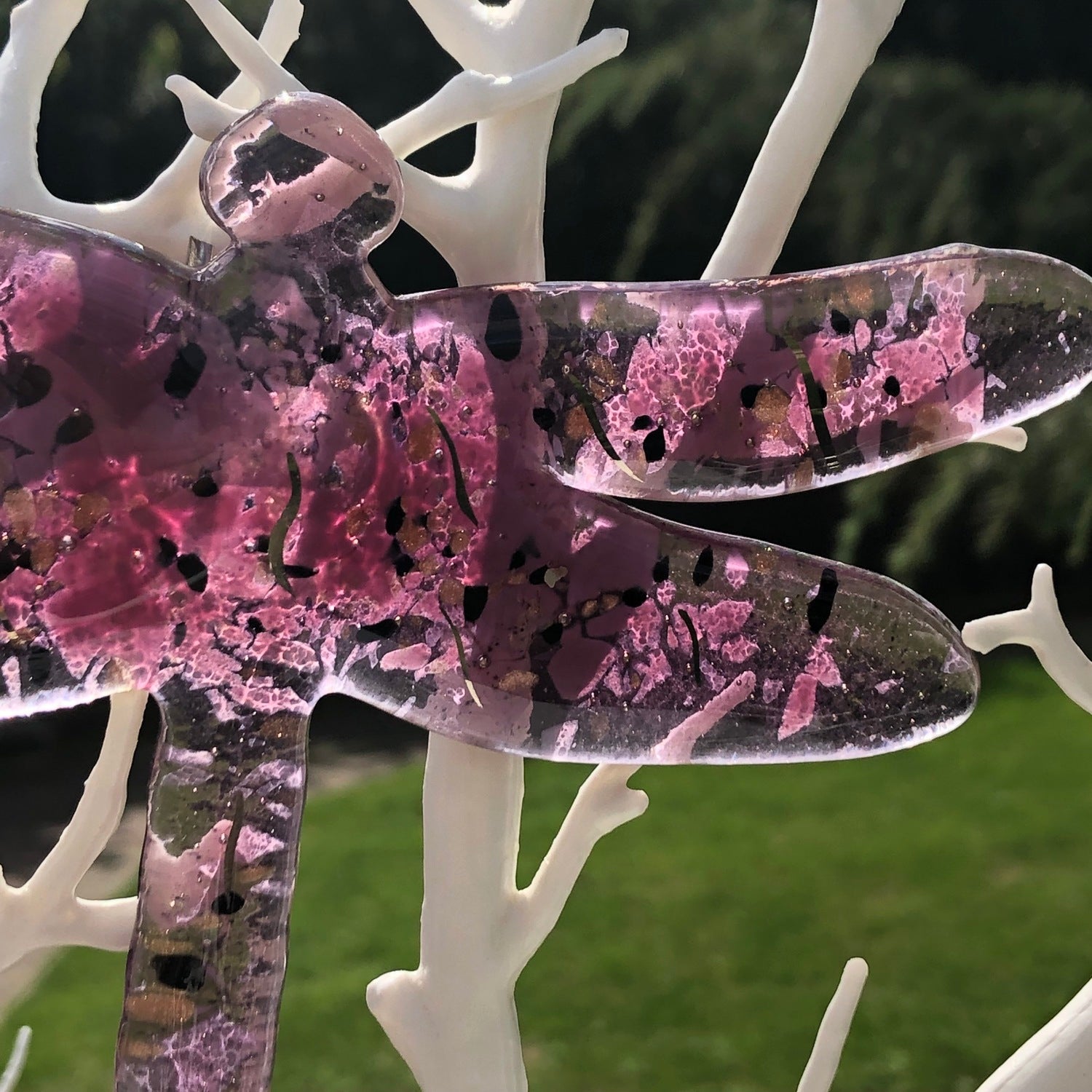 Dragonfly - Rose & Platinum