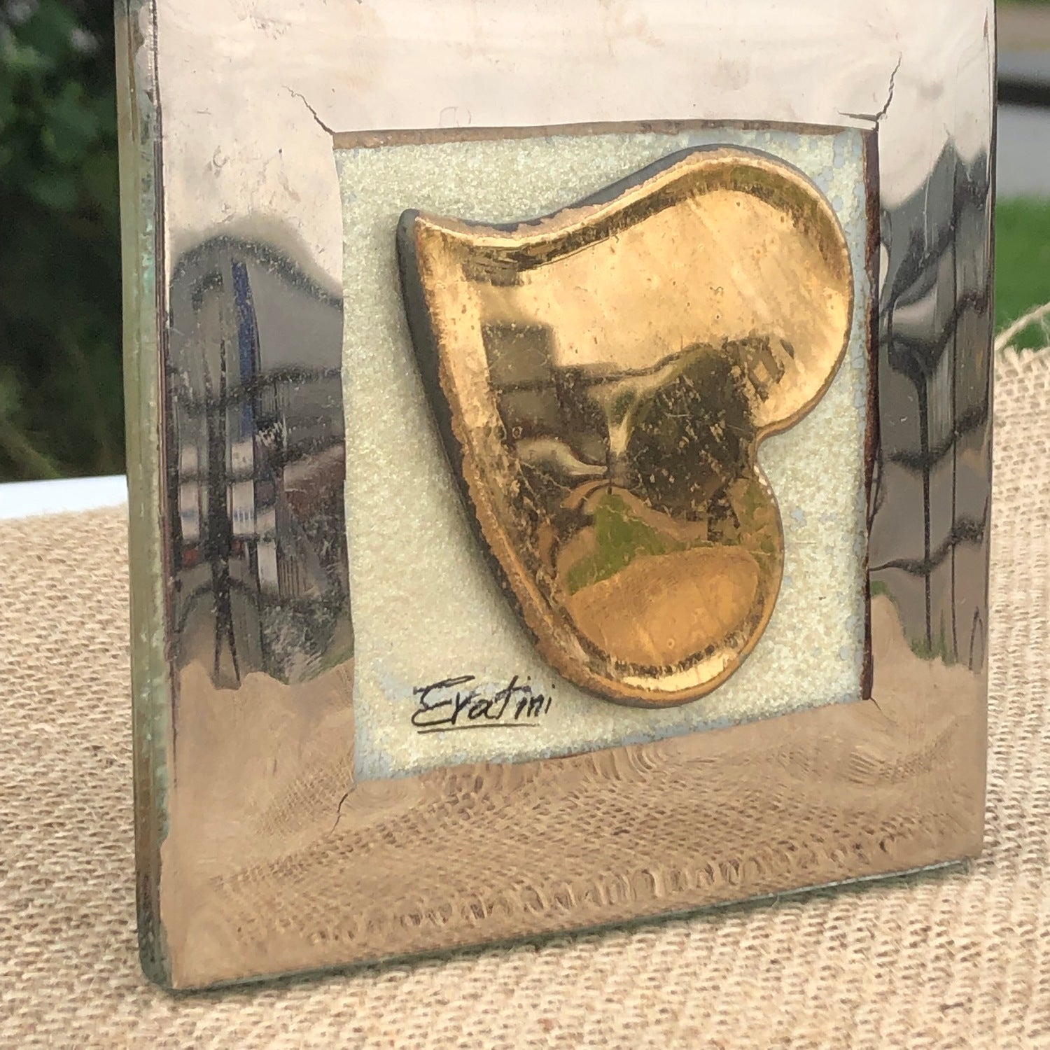 Gold & Silver Glass Wall Art