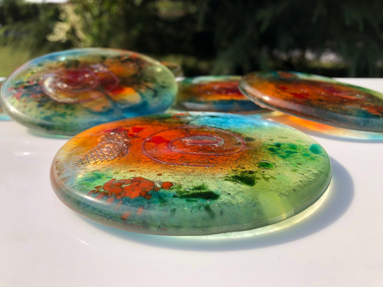 Light Green Coasters (Round)
