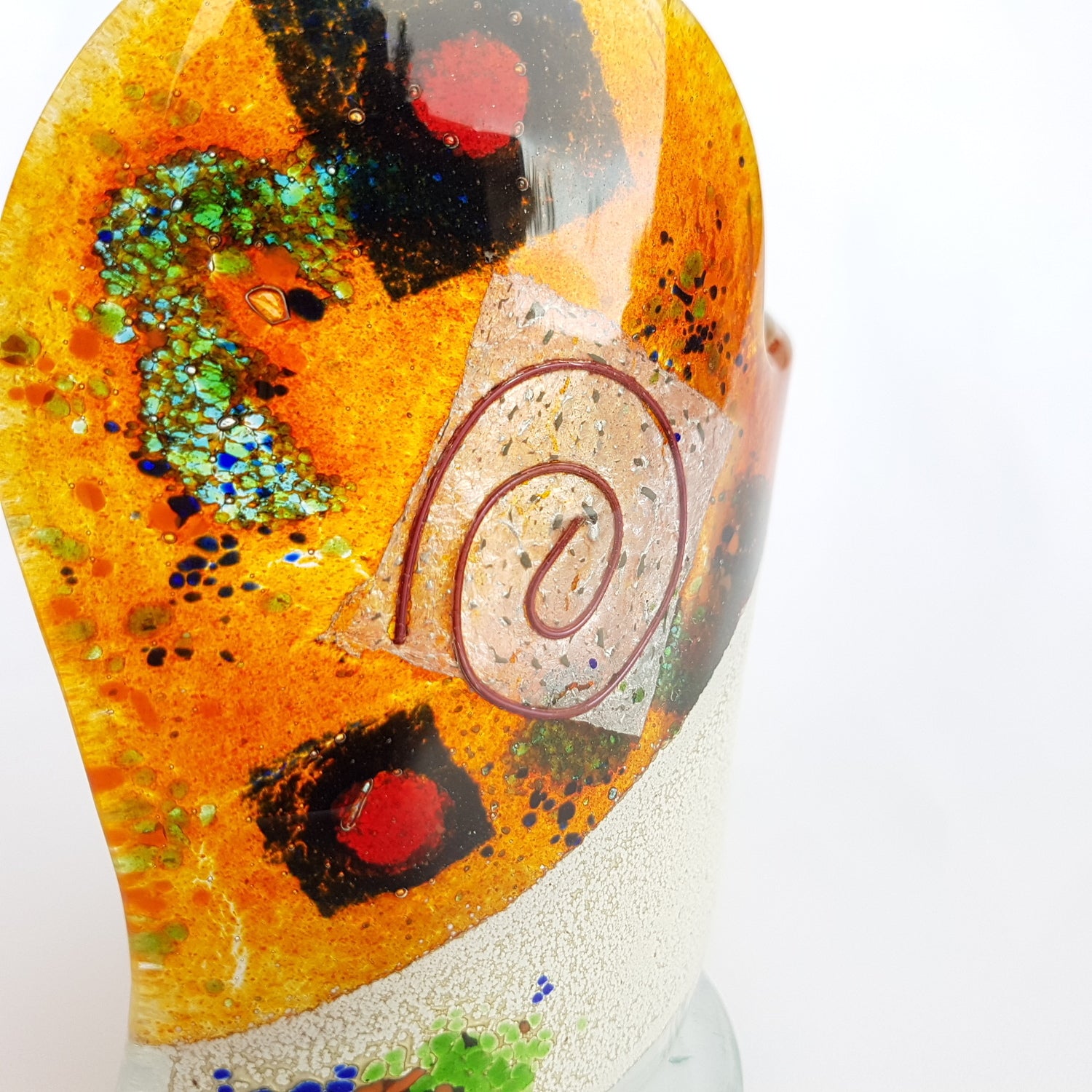 Orange Zest Heart Shaped Tealight Holder