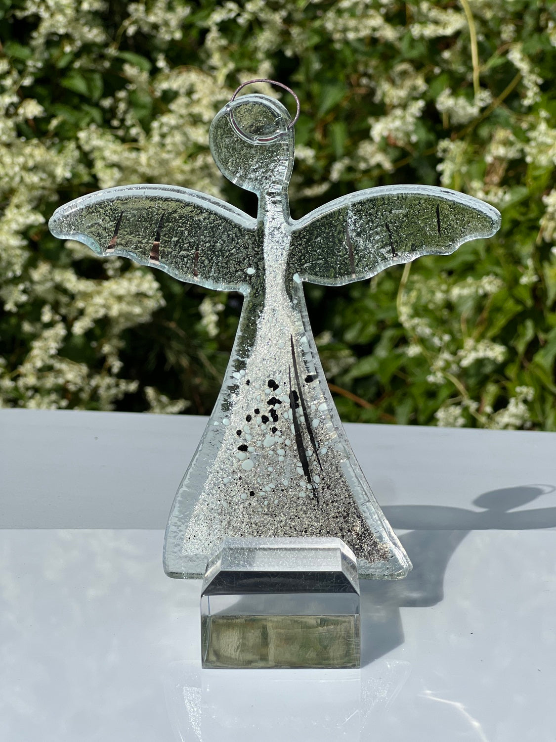 Angel - Silver, Grey & Platinum (Hanging Decoration)