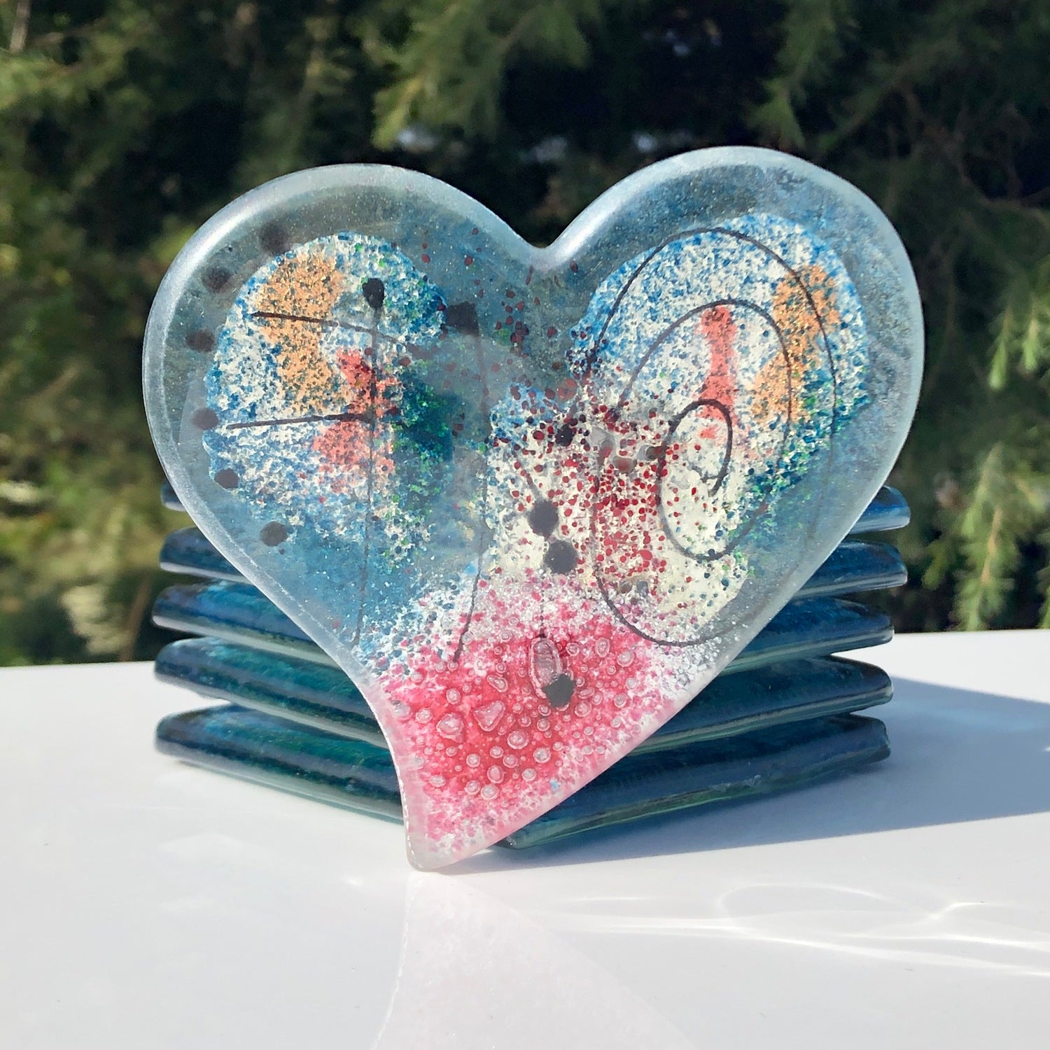 Galaxy Coasters (Heart)