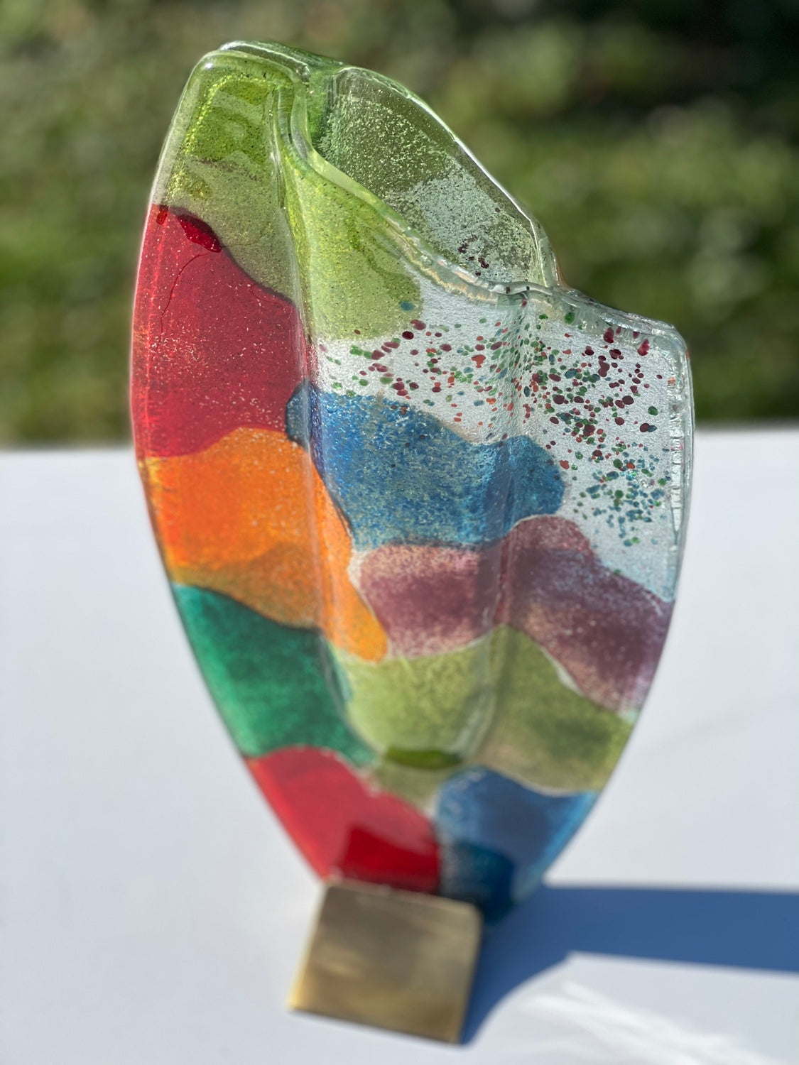 Fireworks Oval Vase