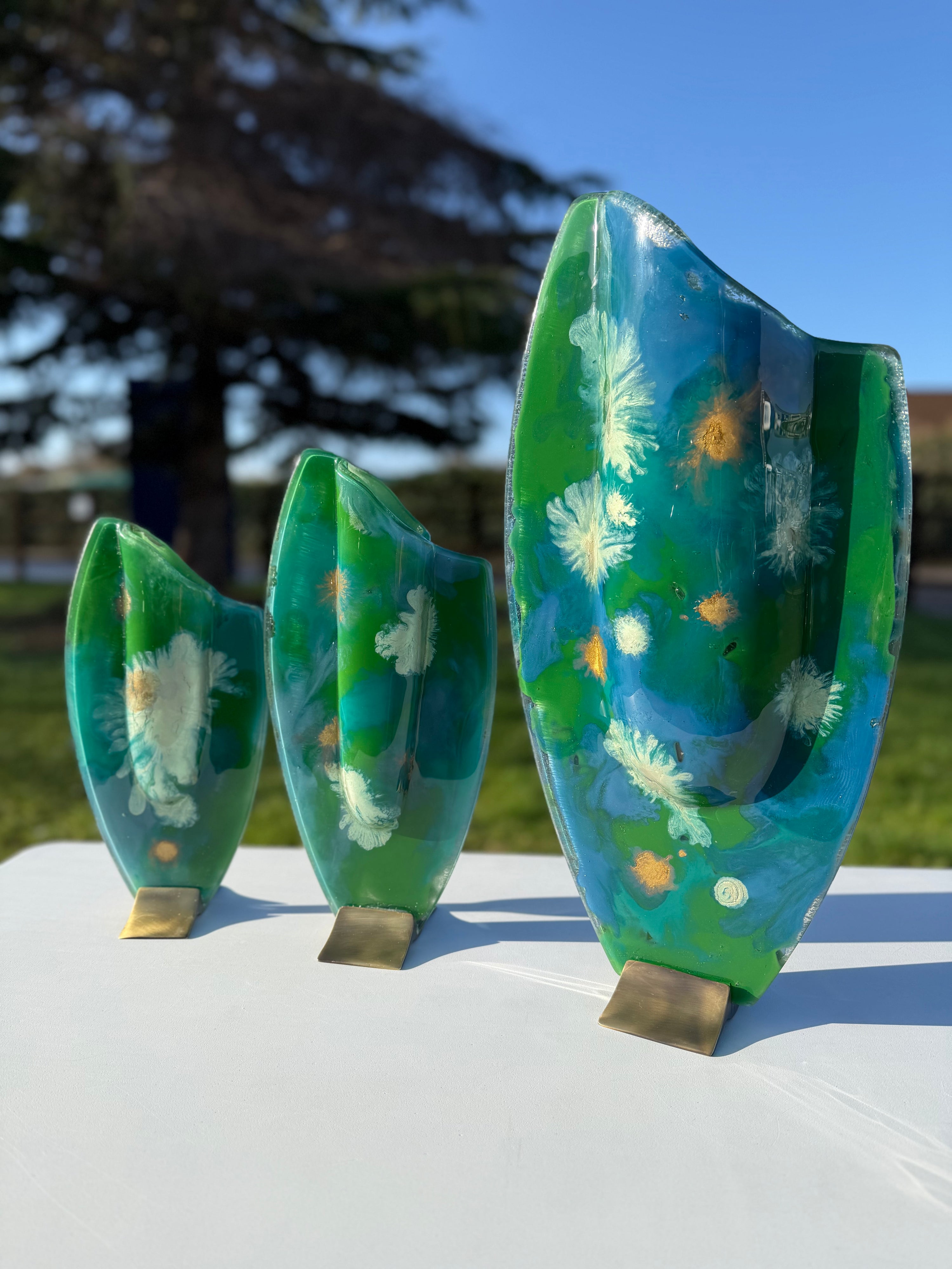 Sea Breeze Oval Vase