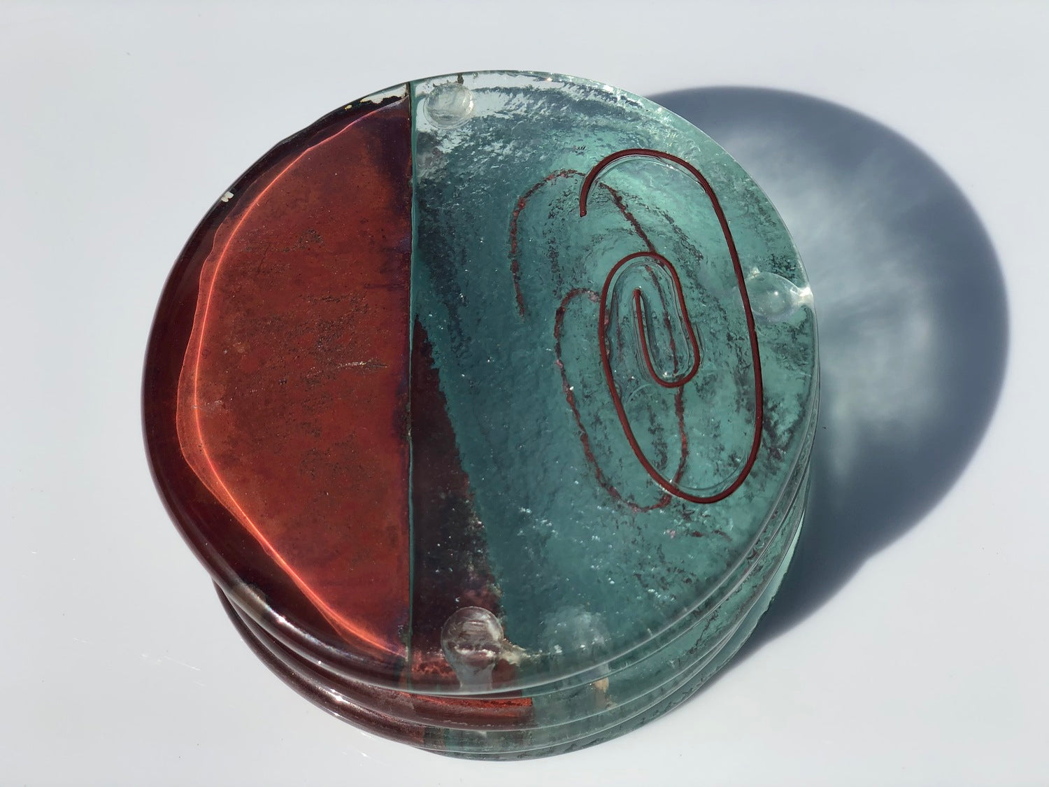 Copper Brown - Coaster (Round)