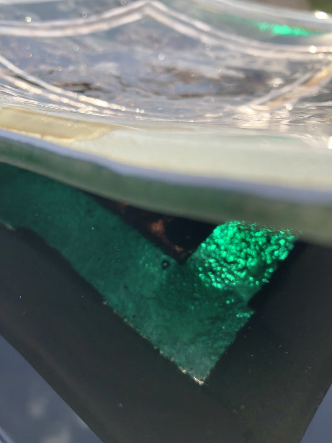 Thira Green Square Plate