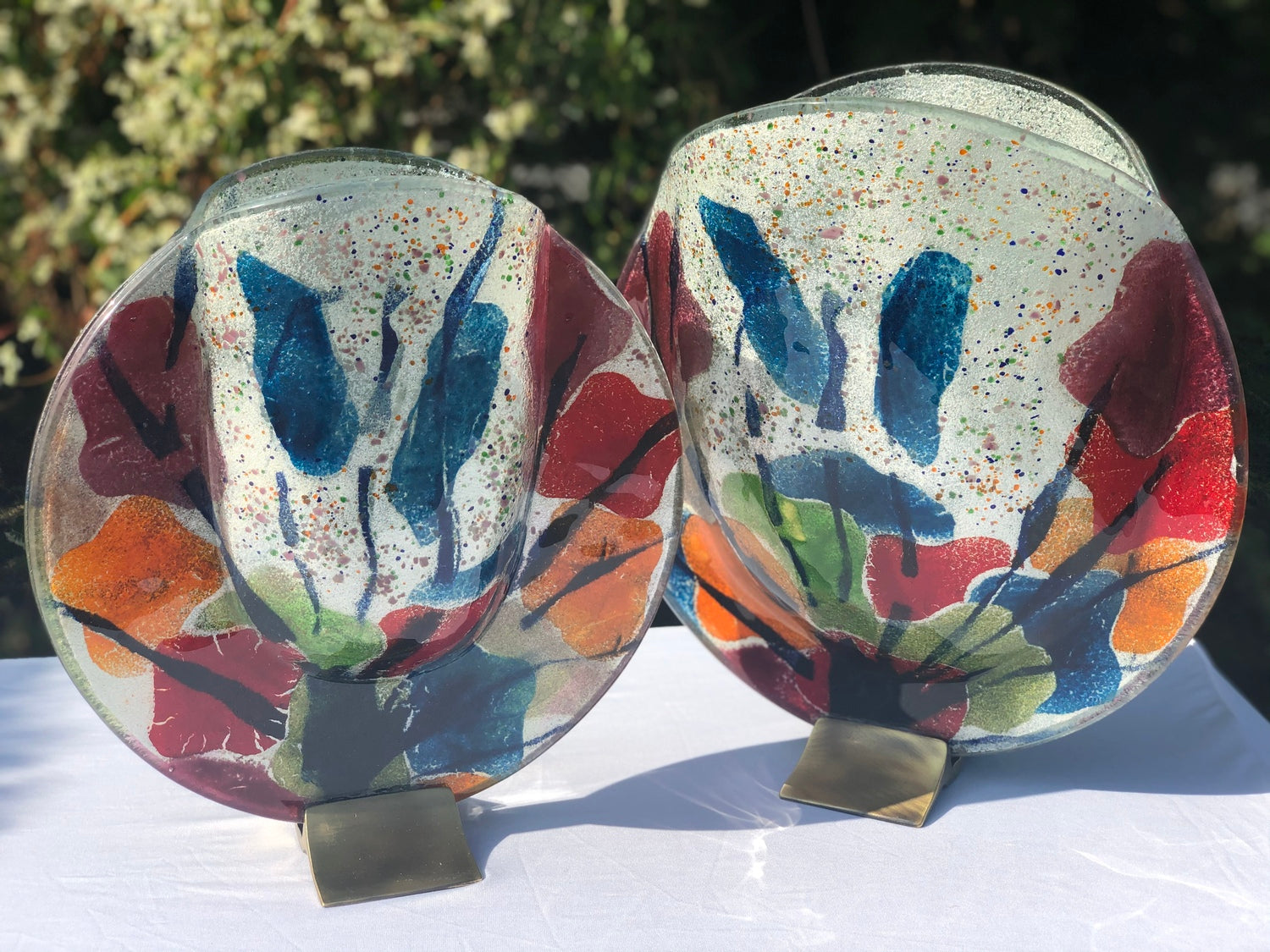 Fireworks Round Vase