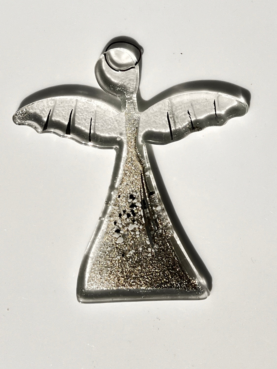 Angel - Silver, Grey & Platinum (Hanging Decoration)