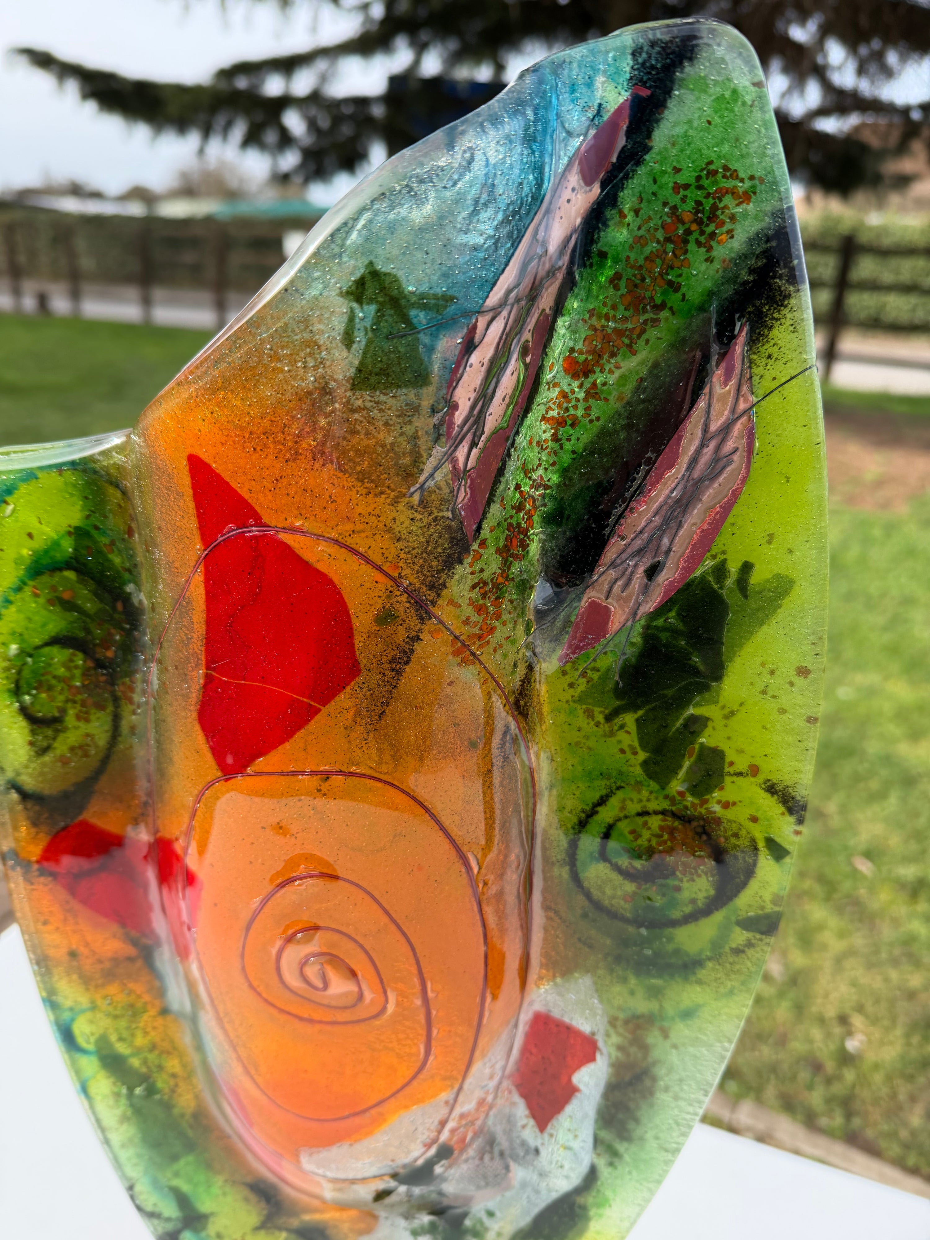 Light Green Oval Vase