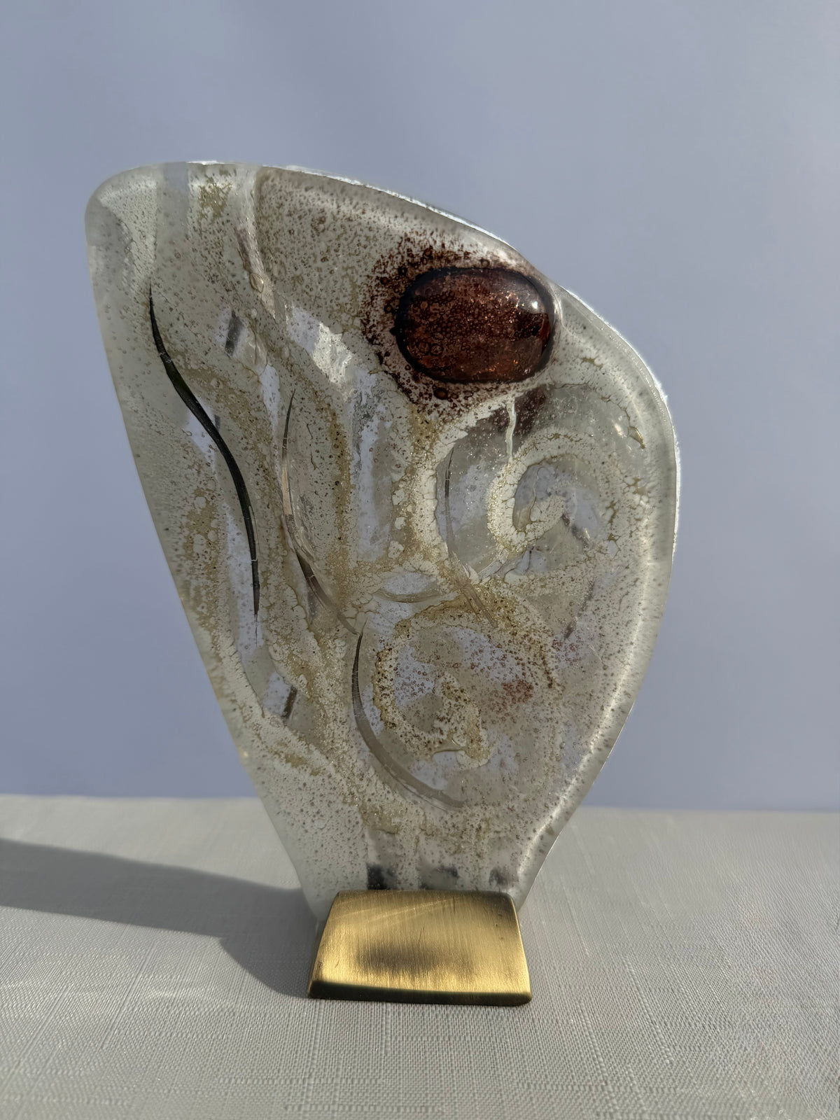 Crystal Mini Oval Vase