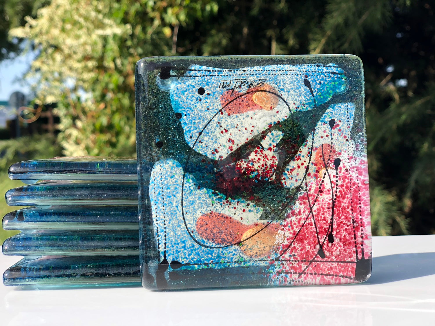 Galaxy Square Coasters
