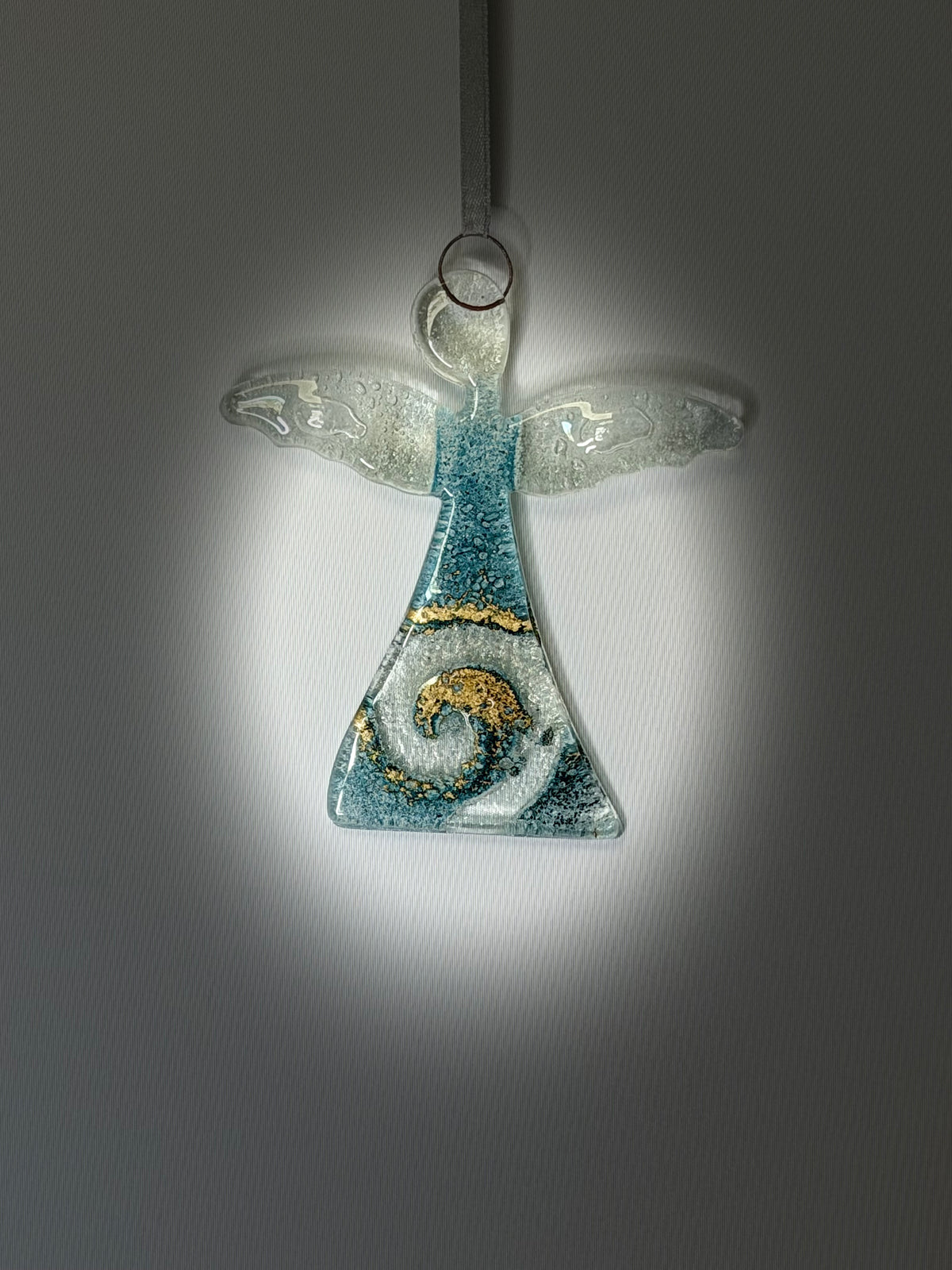 Angel - Blue & Gold (Hanging Decoration)