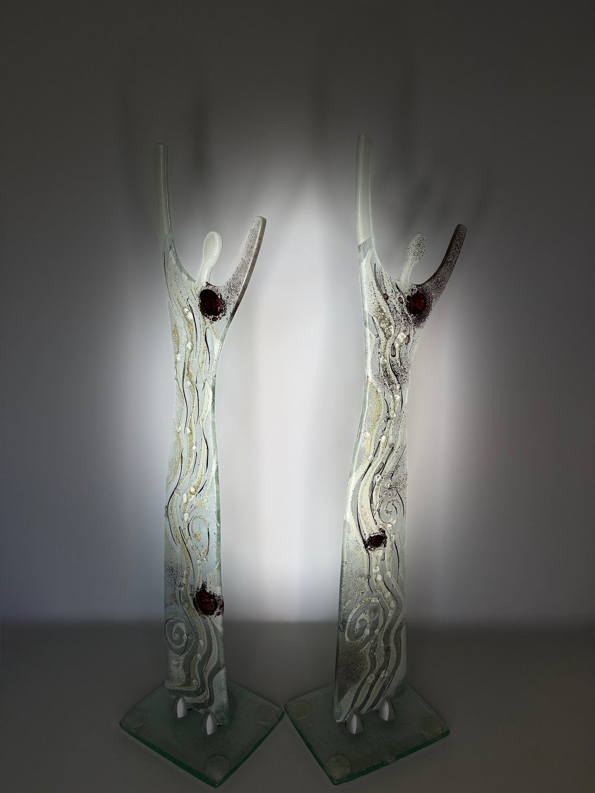 Fused Glass Statue - Crystal
