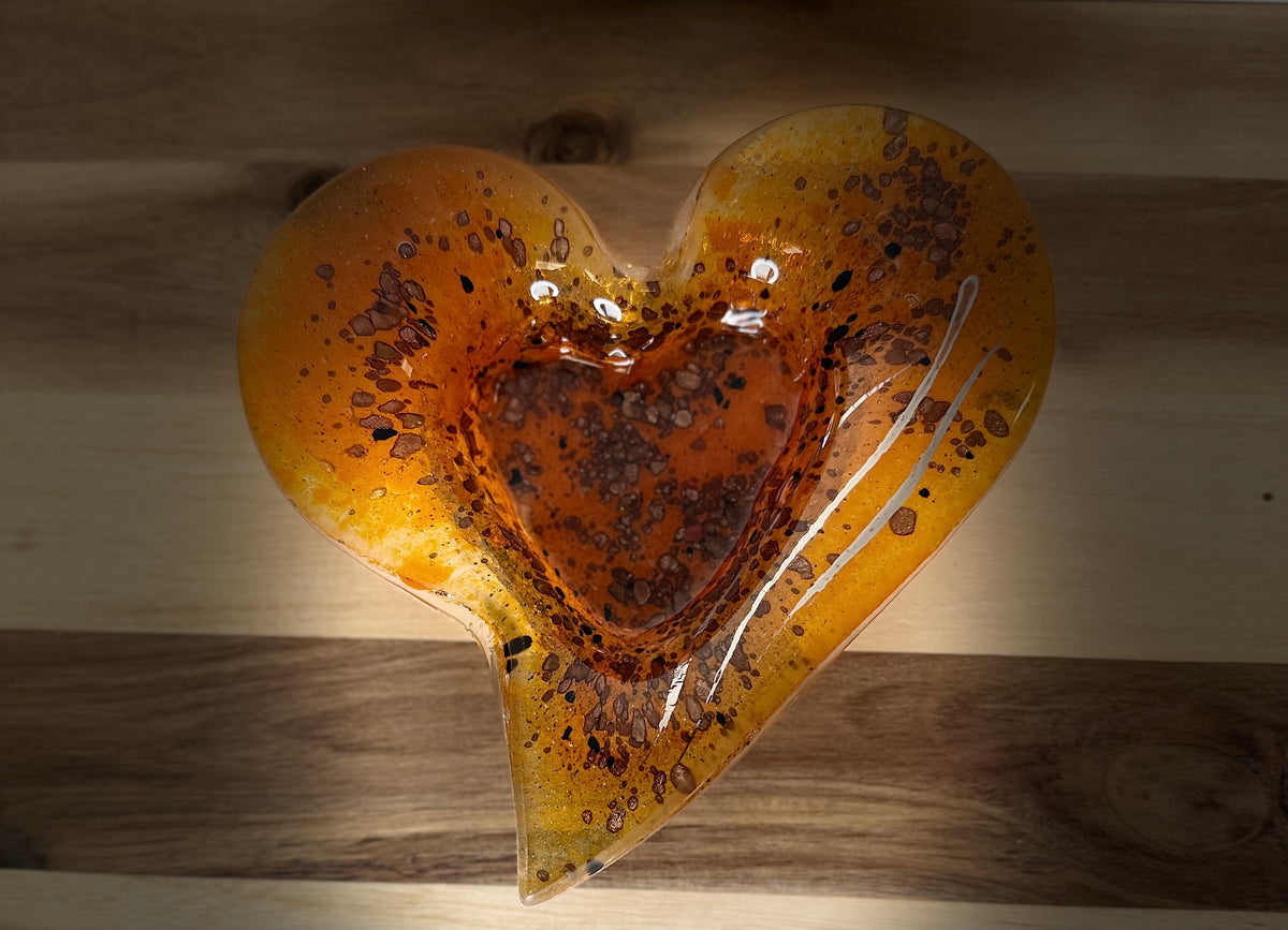 Satsuma Heart Tealight Dish